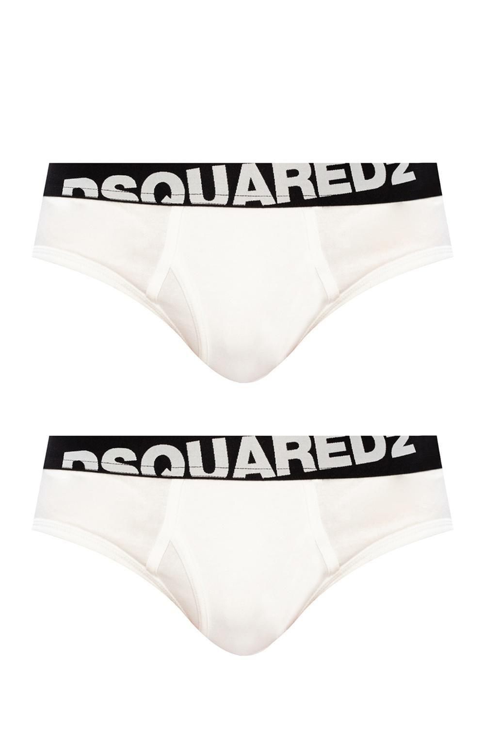 Two Pack Logo Waistband Briefs