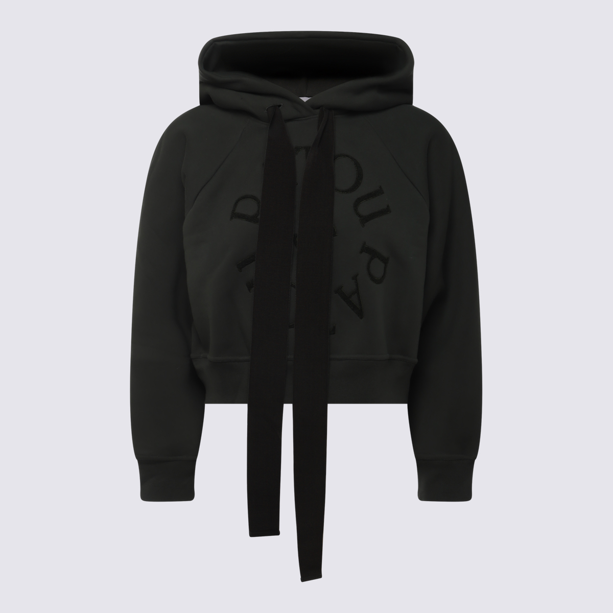 Black Cotton Sweatshirt