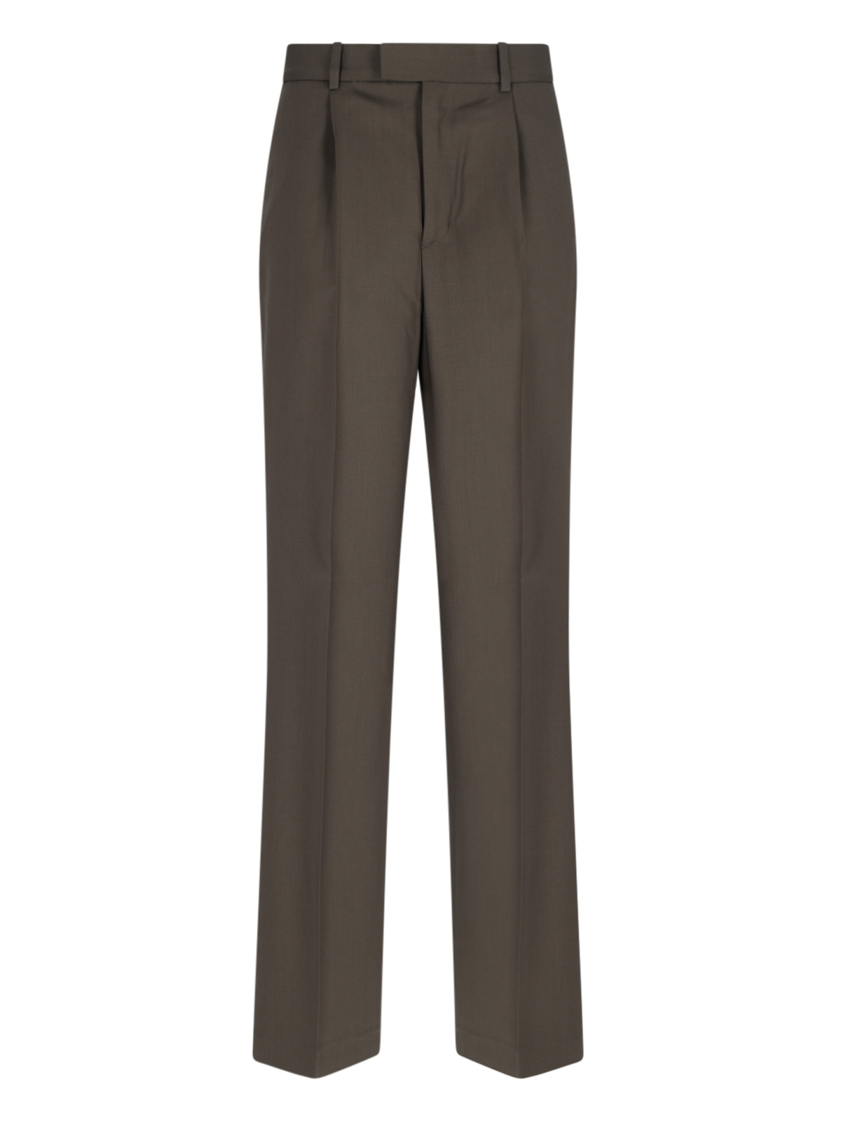 Shop Rohe Relaxed Trousers In Brown