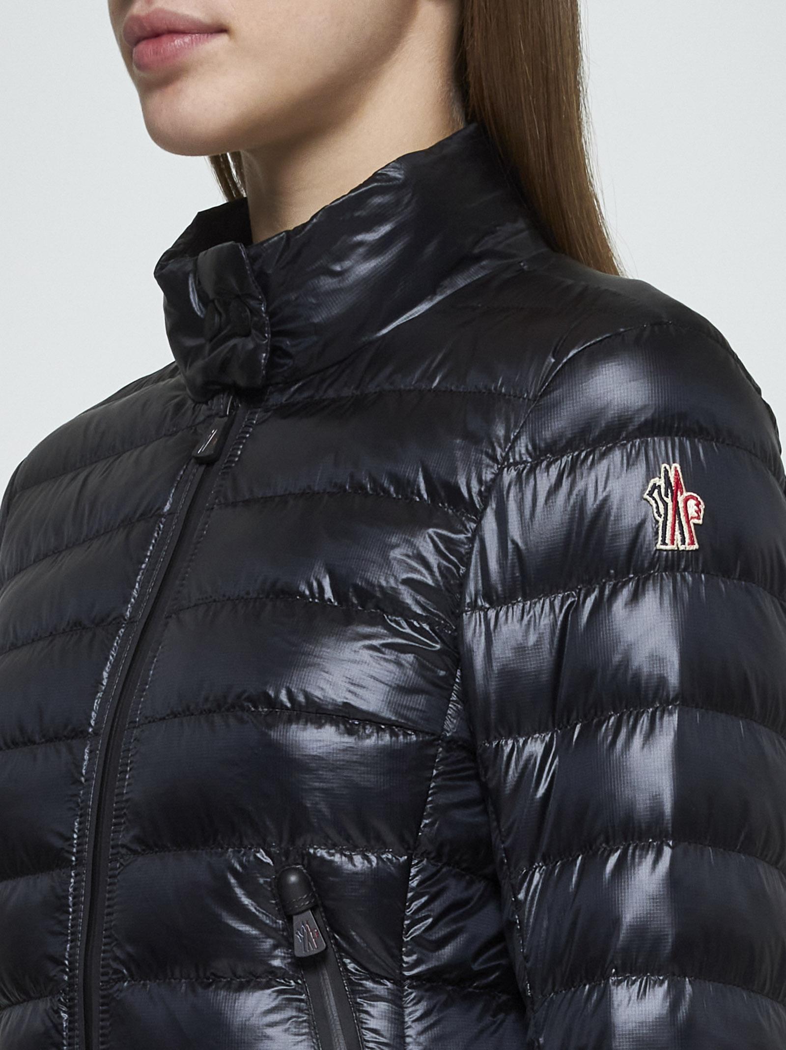 Shop Moncler Walibi Quilted Nylon Down Jacket In Nero