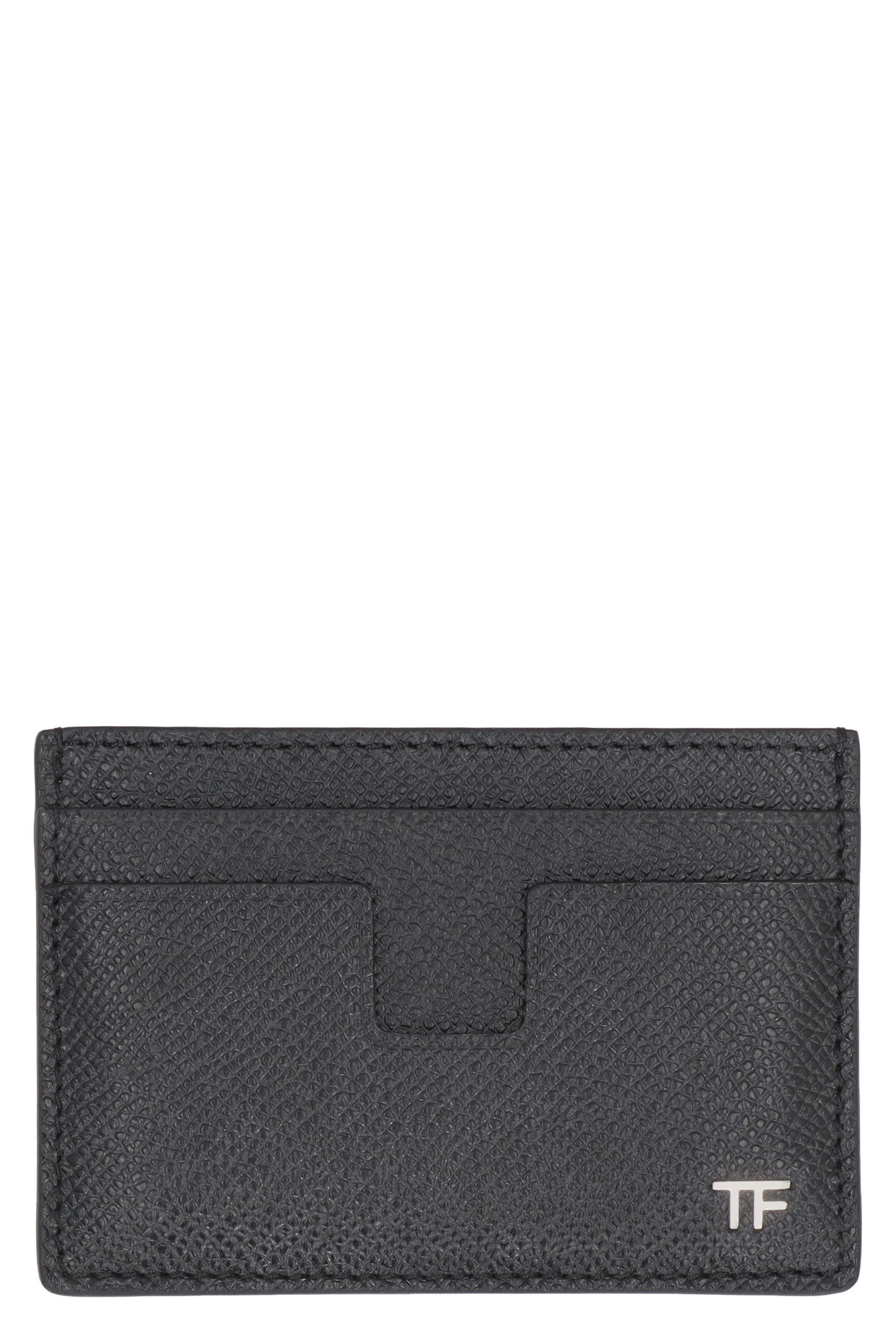 Pebbled Calfskin Card Holder