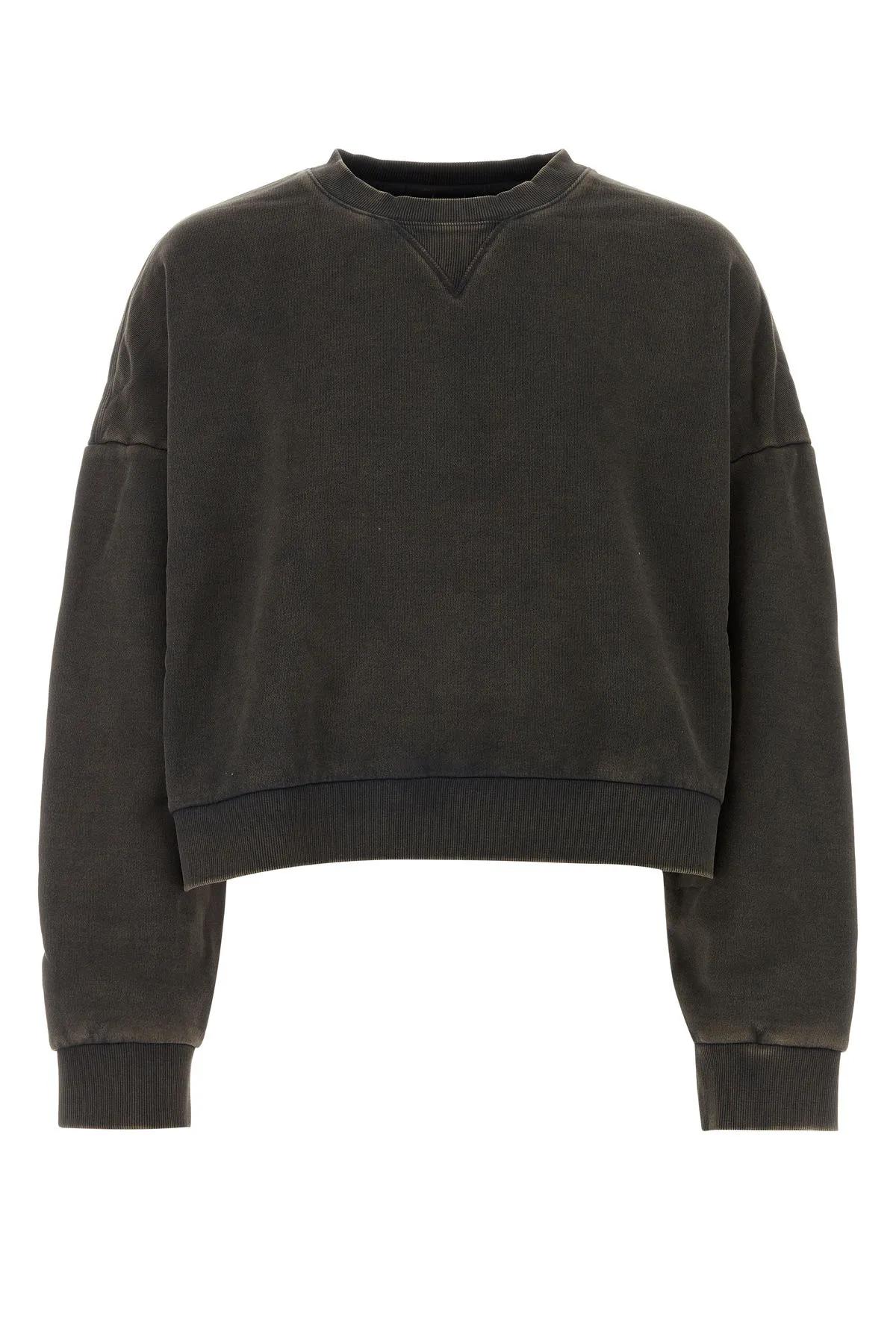 Charcoal Cotton Oversize Sweatshirt