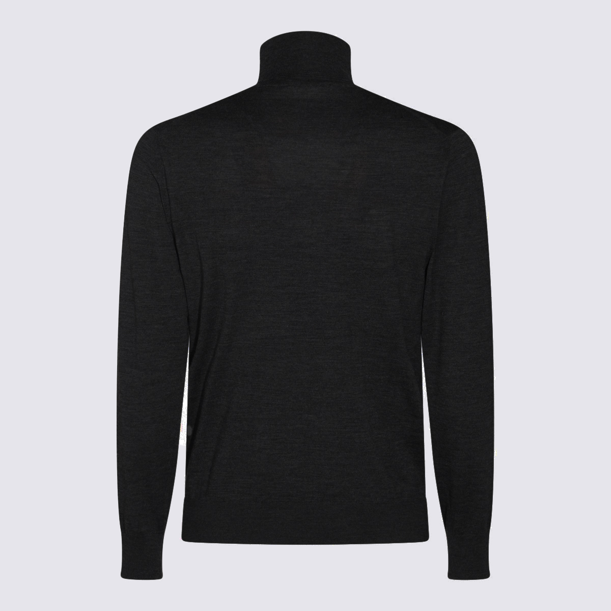 Black Wool Knitwear