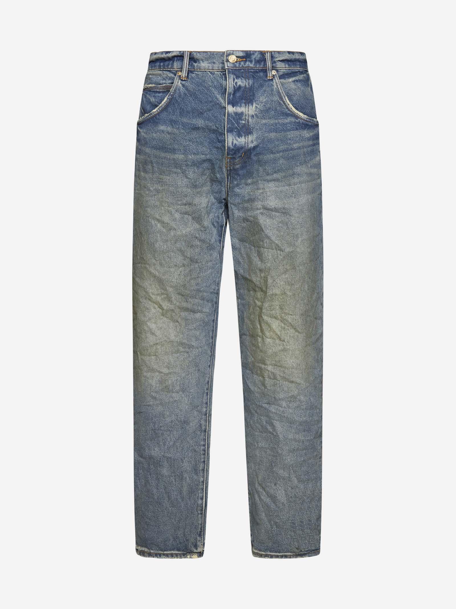 Wrinkled-effect Jeans