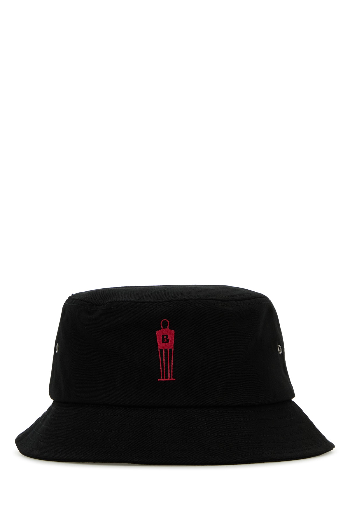 Balr. Embroidered Cotton Bucket Hat In Black