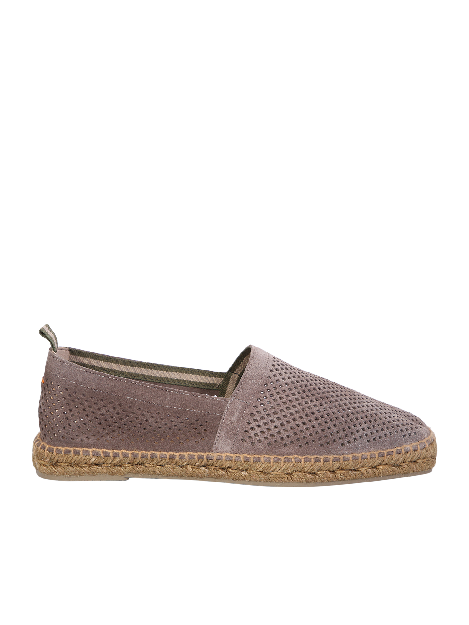 Castañer Grey Perforated Espadrilles