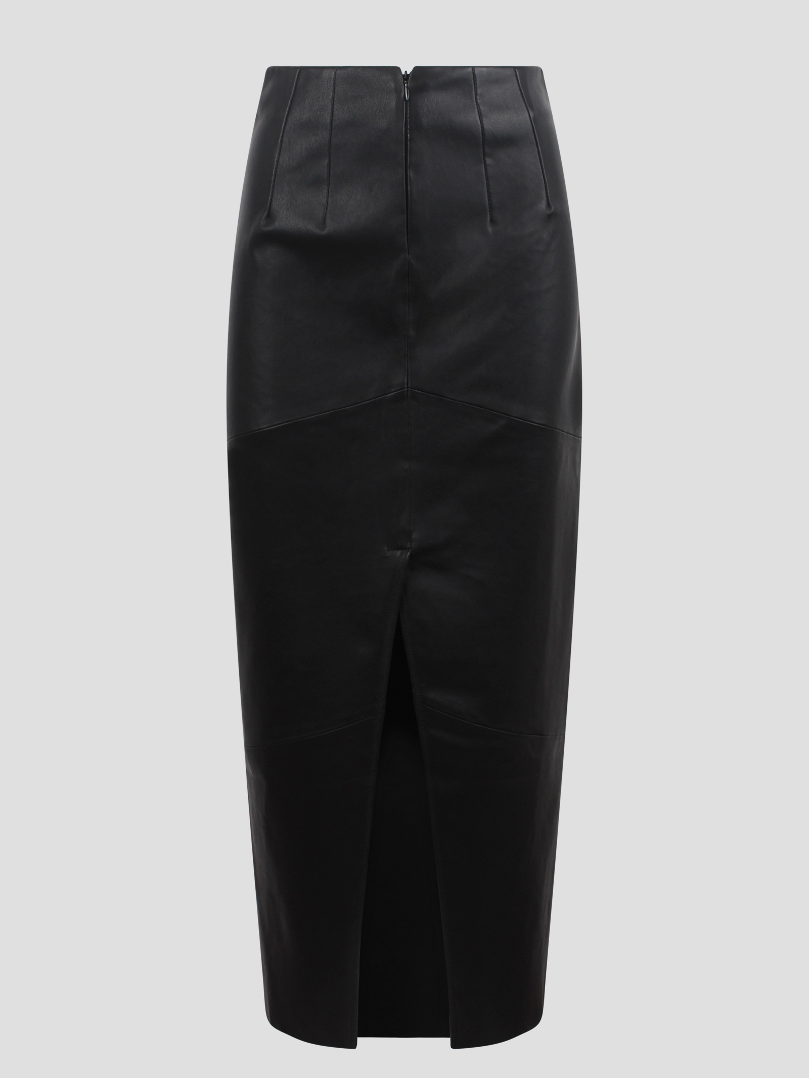 S. W.O. R.D 6.6.44 S. w.o. r.d. 6644 Leather Midi Skirt