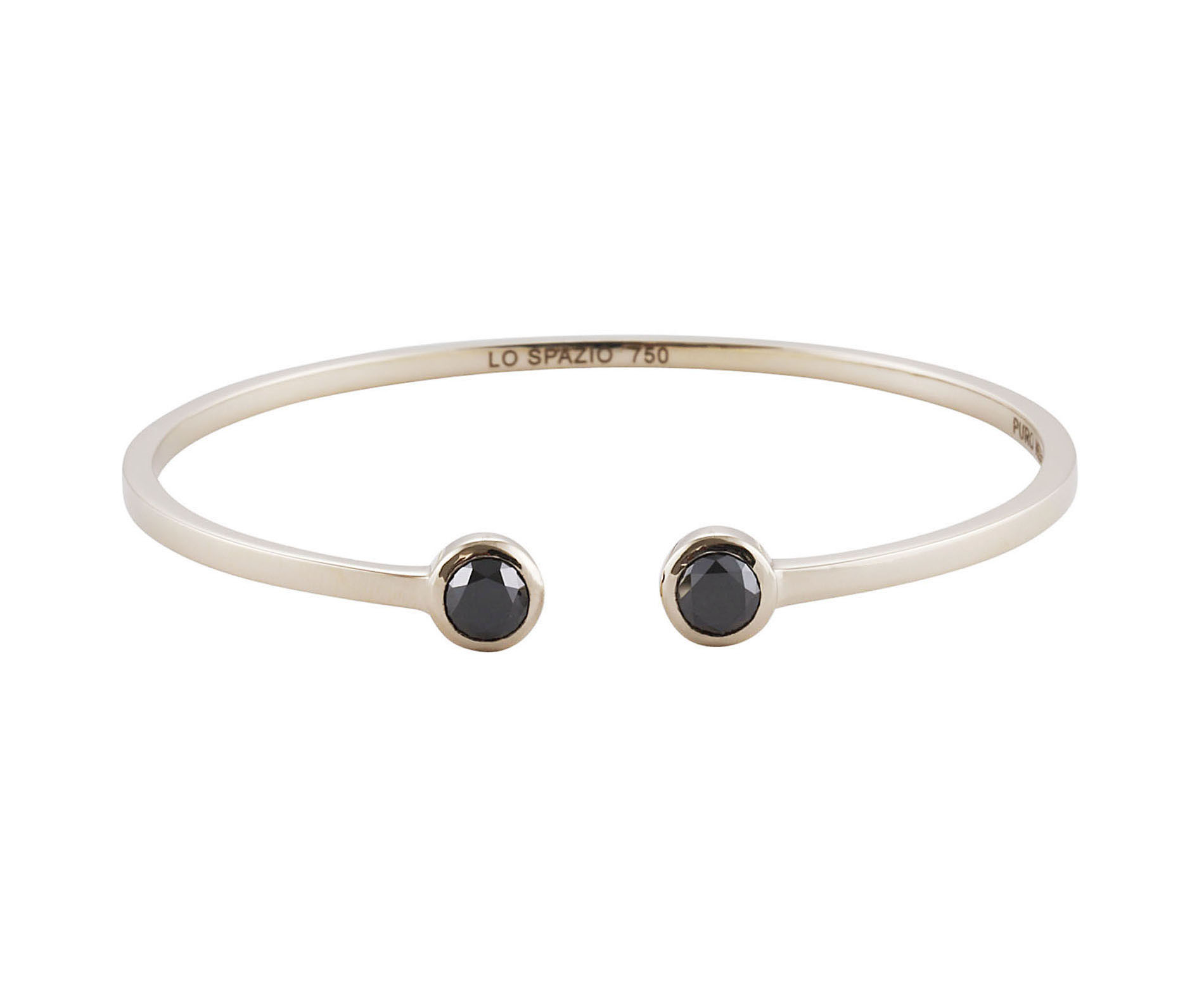 Lo Spazio Black Diamond Bangle