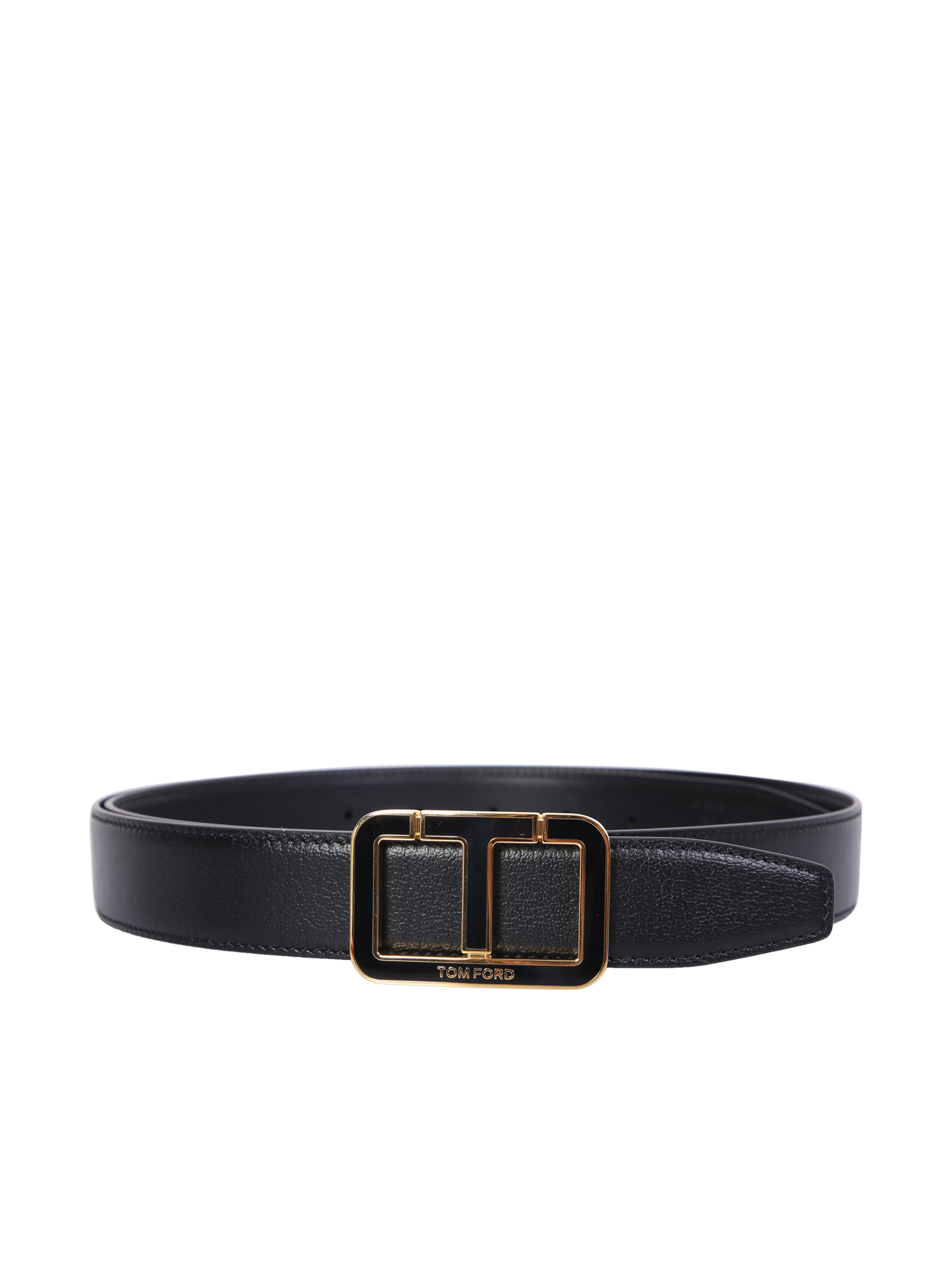 Black T Buckle Belt