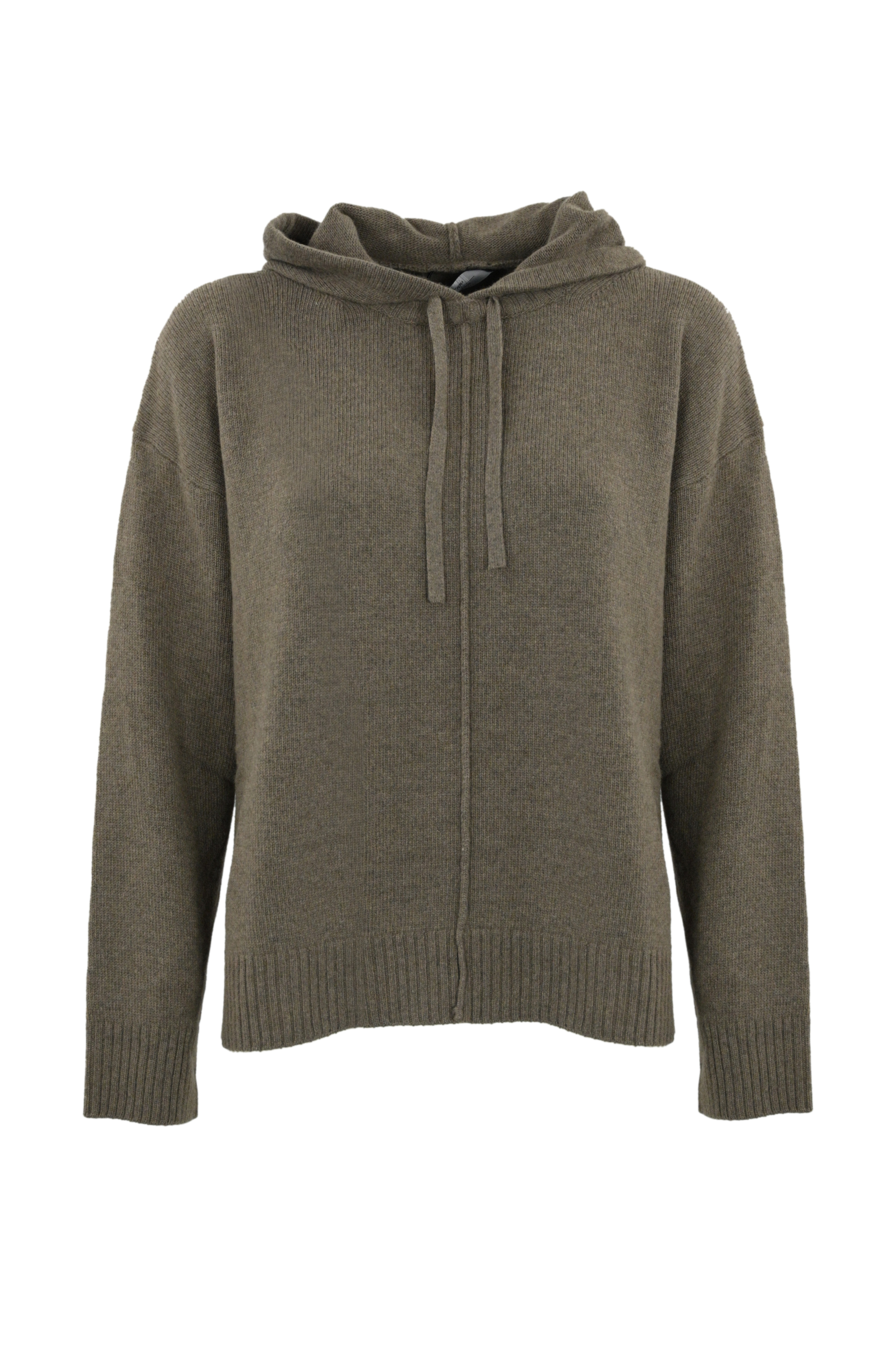 Cashmere Knit Sweatshirt With Hood