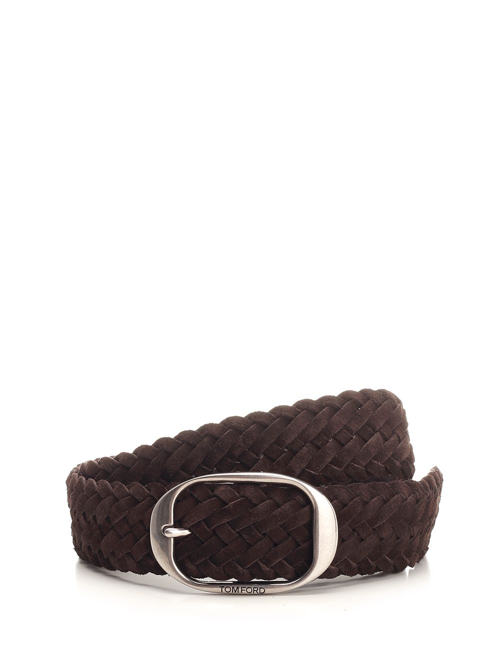 Woven Belt With Oval Buckle