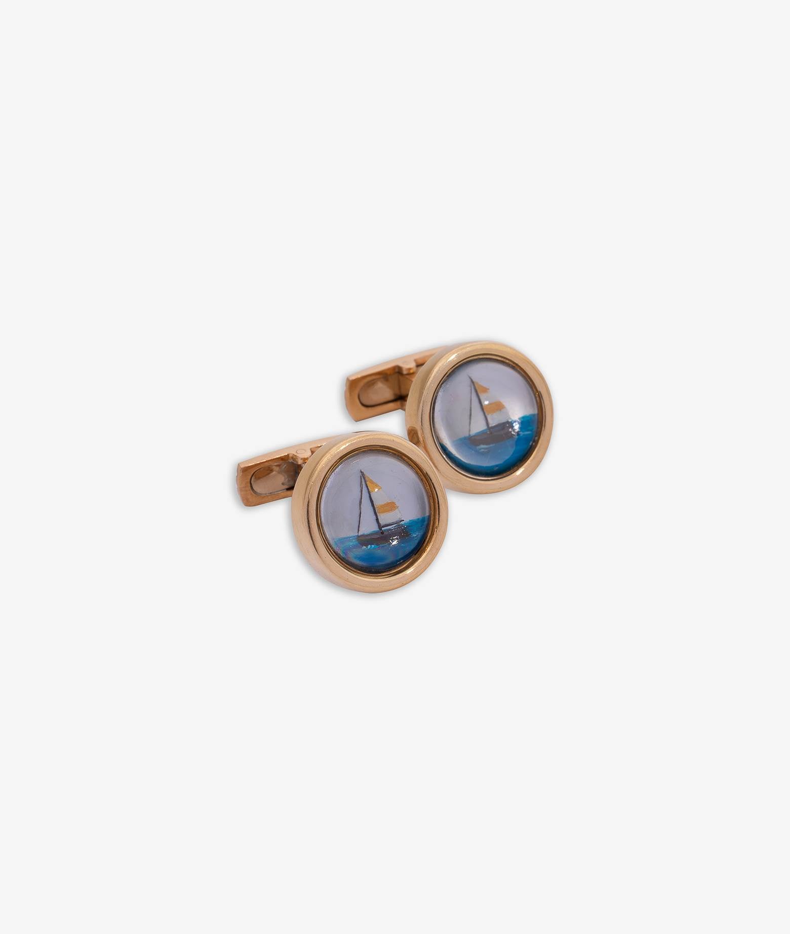 Cufflinks With Sailing Boat Cufflinks