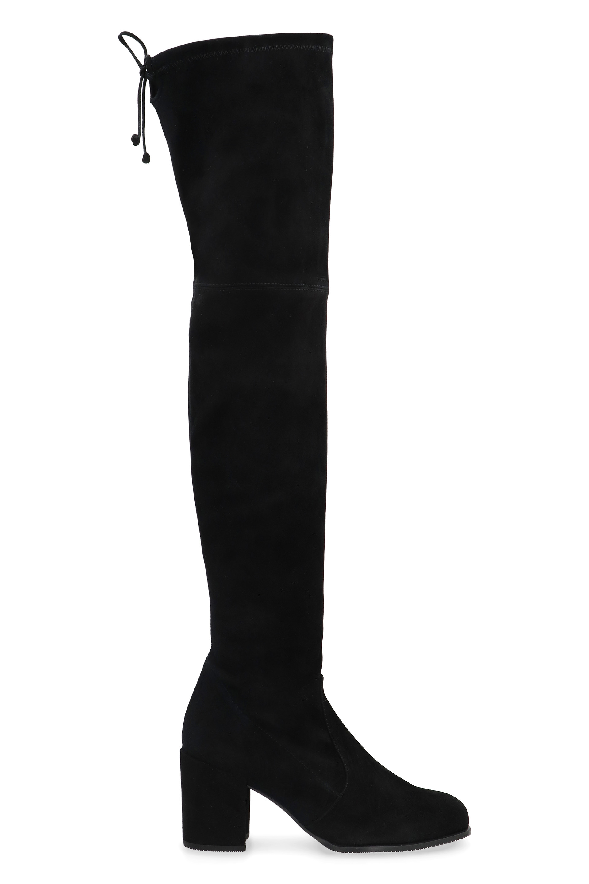 Tieland Stretch Suede Over The Knee Boots