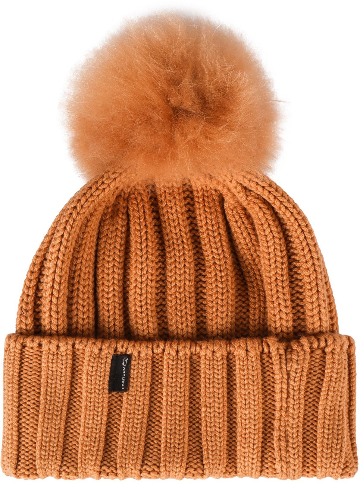 Logo Patch Pompom Detailed Beanie