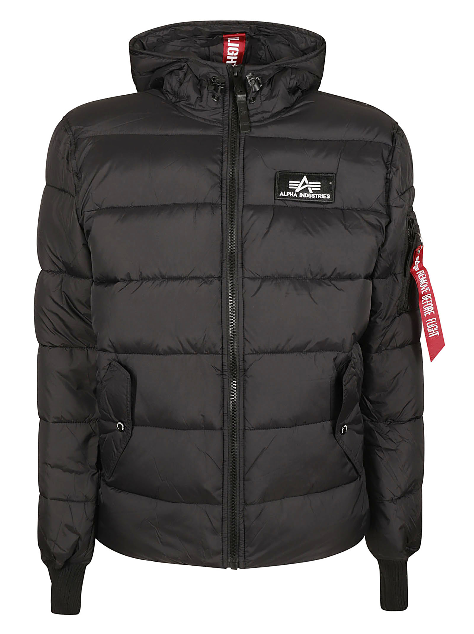 Logo Patch Padded Jacket