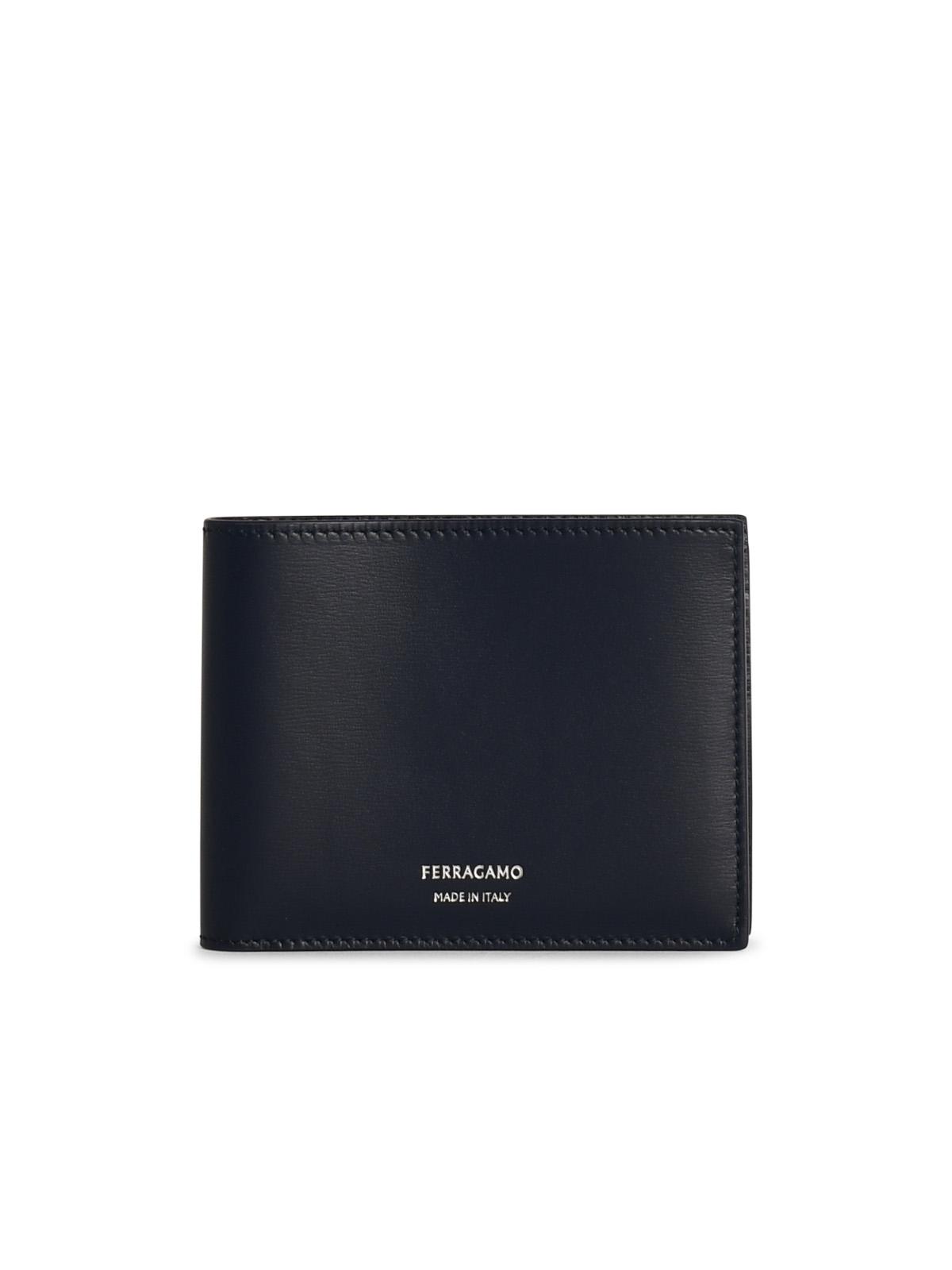 florence Blue Leather Wallet