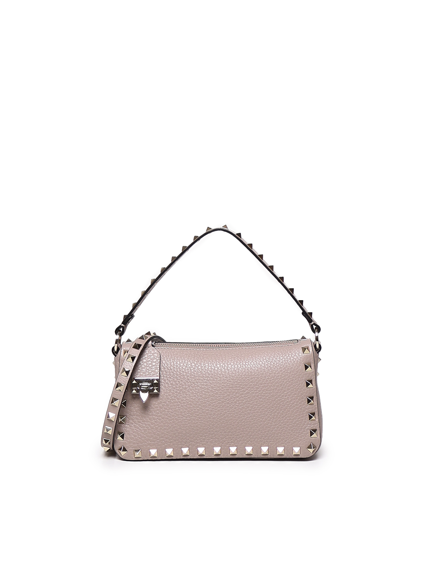 Rockstud Shoulder Bag In Calfskin