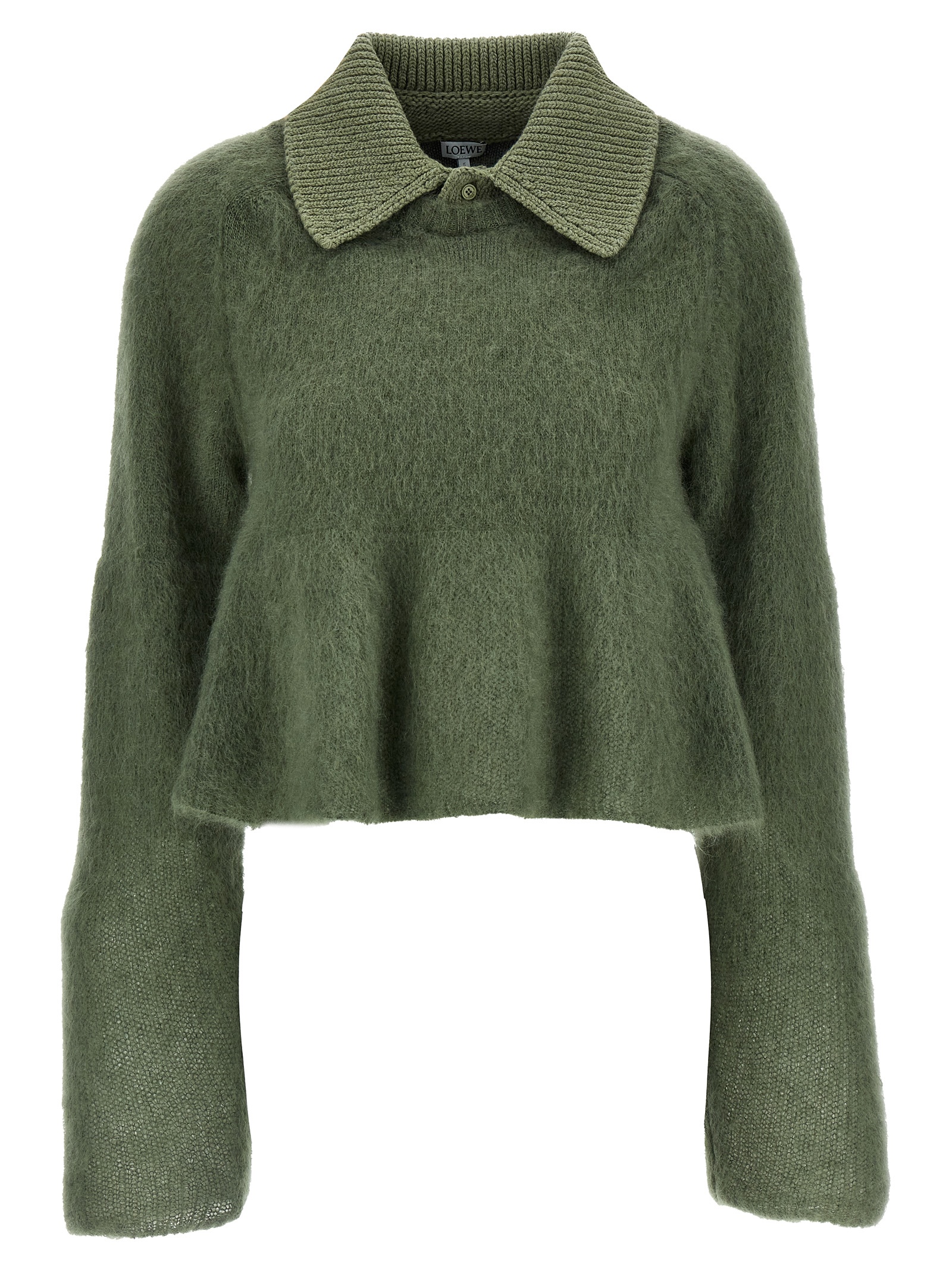 Mohair Polo Sweater