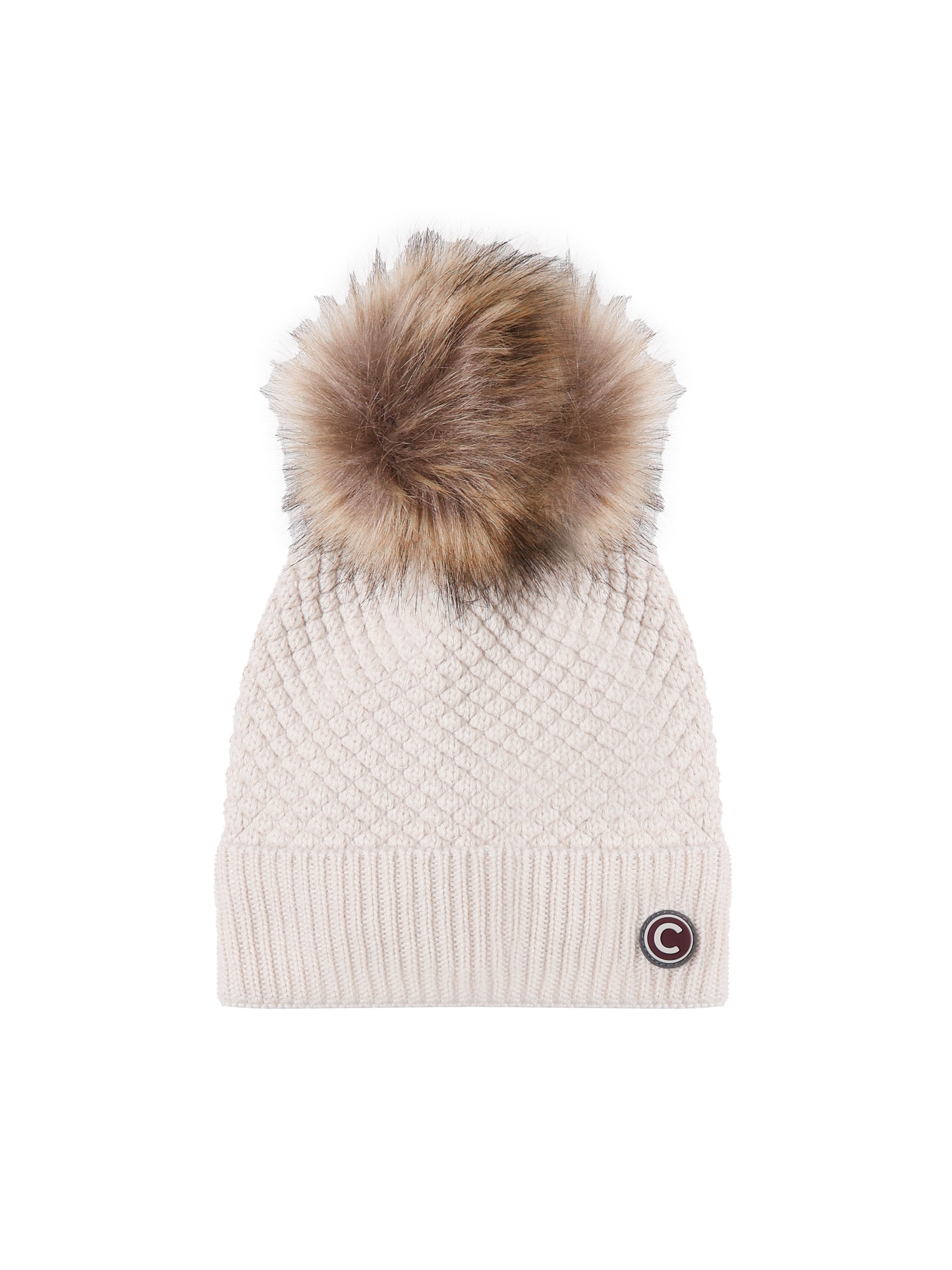 Beanie With Fur Pom Pom