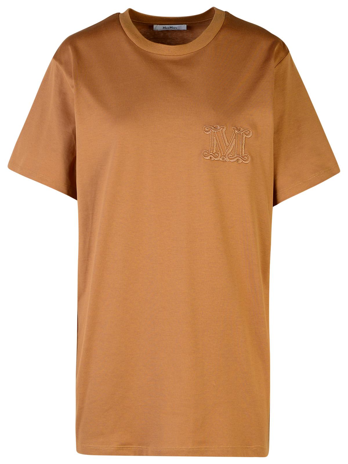 Brown Cotton T-shirt