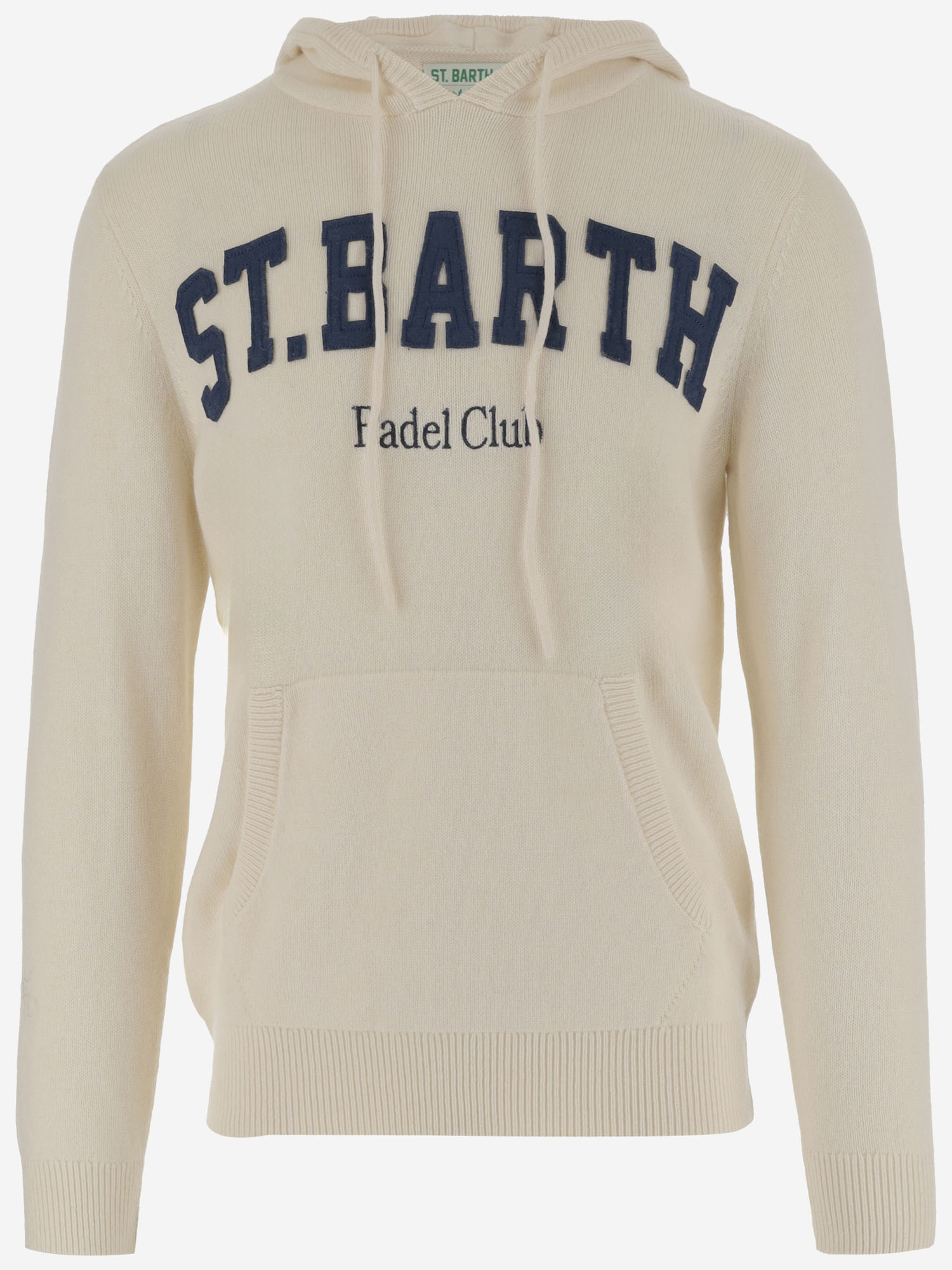 Wool Blend Knit Sweatshirt With Logo