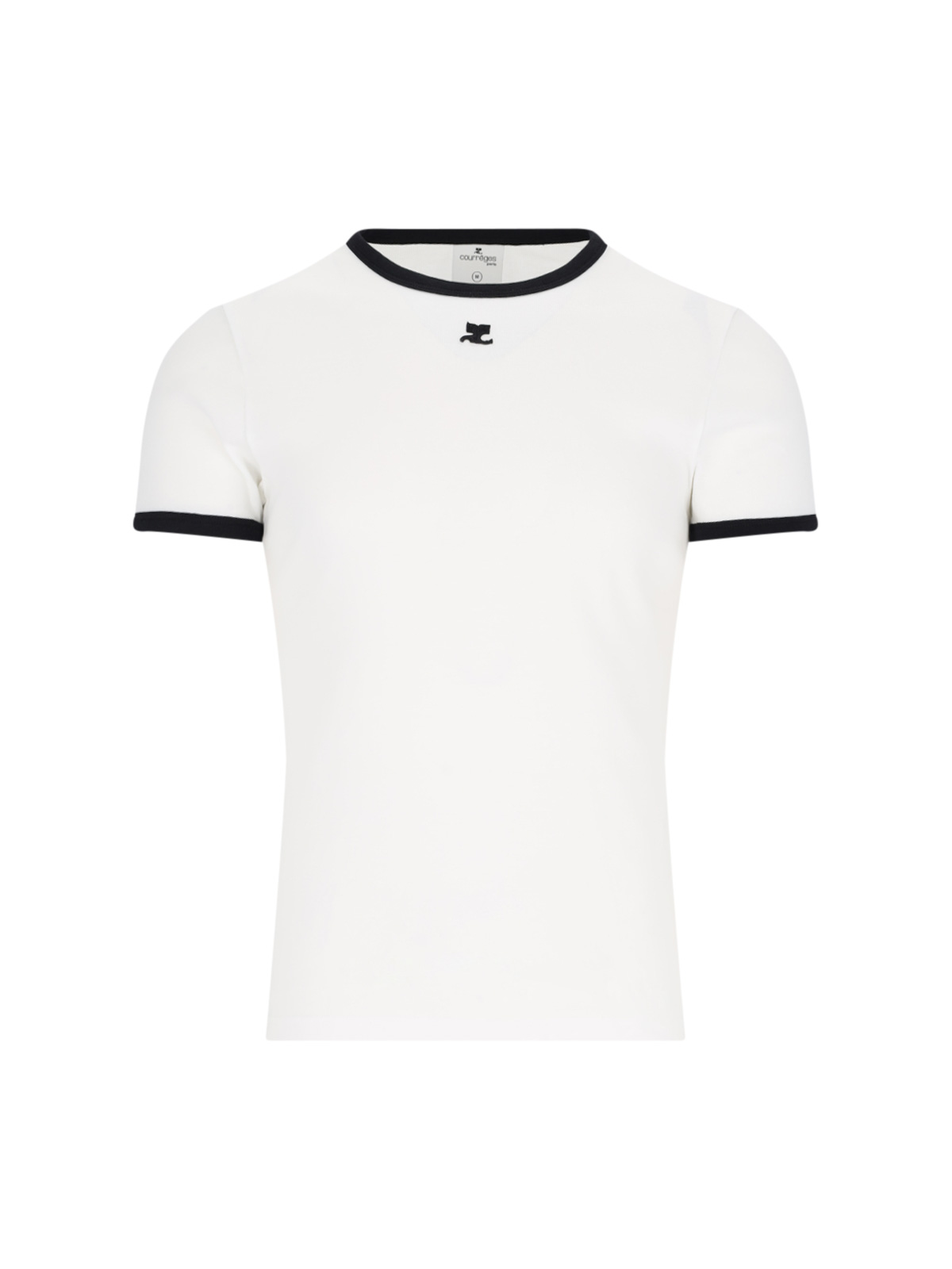 Courrèges contrast T-shirt