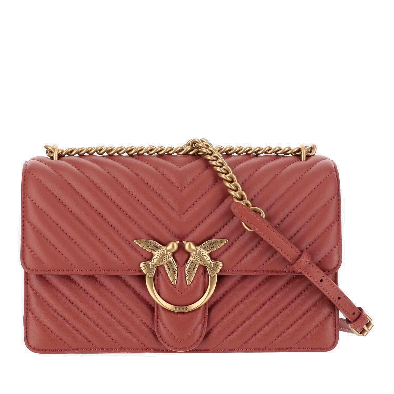 Classic Love One Chevron Crossbody Bag