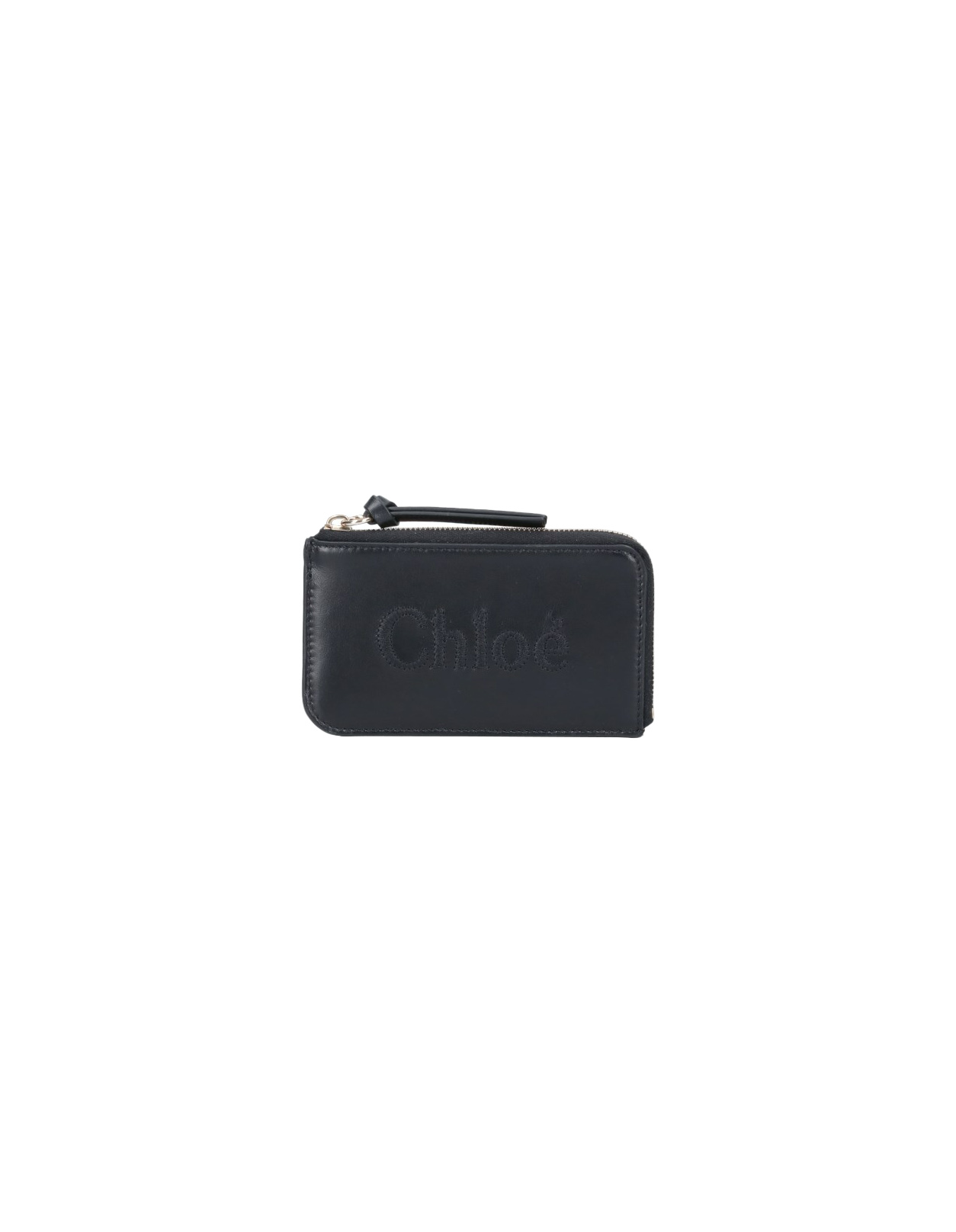 Chloé Sense Wallet In Soft Black Leather