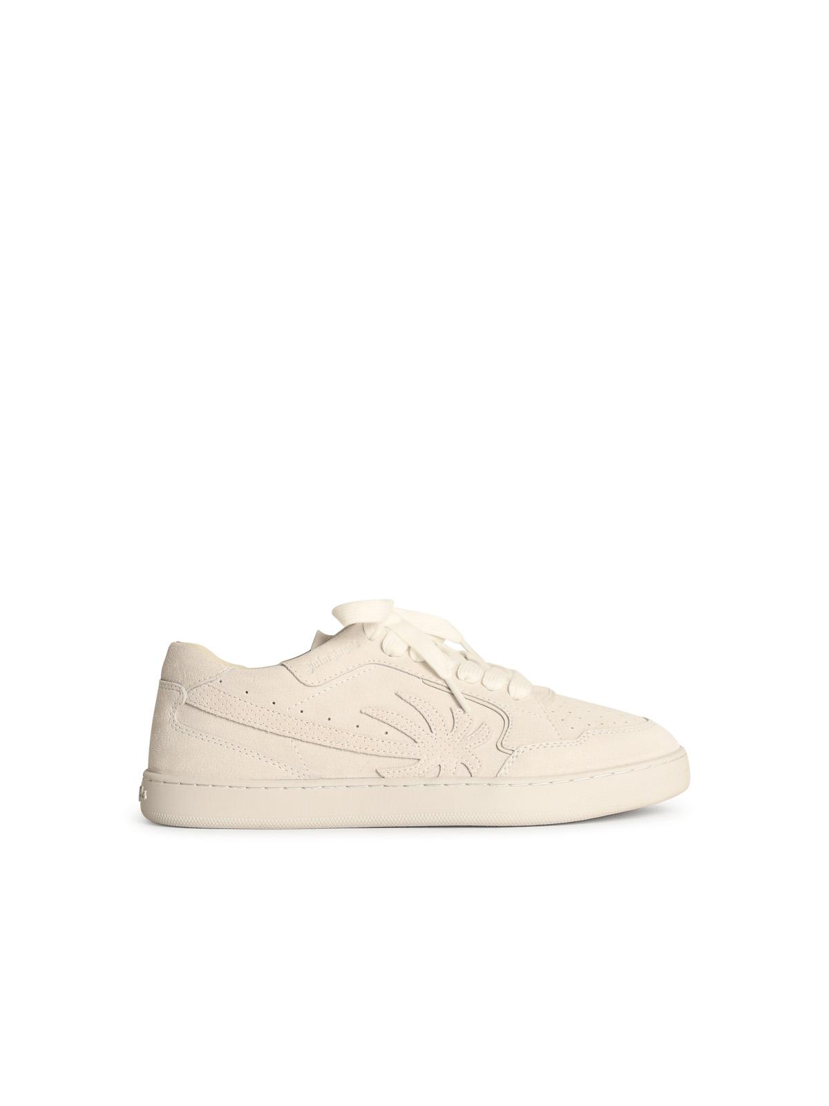 new Palm White Suede Sneakers