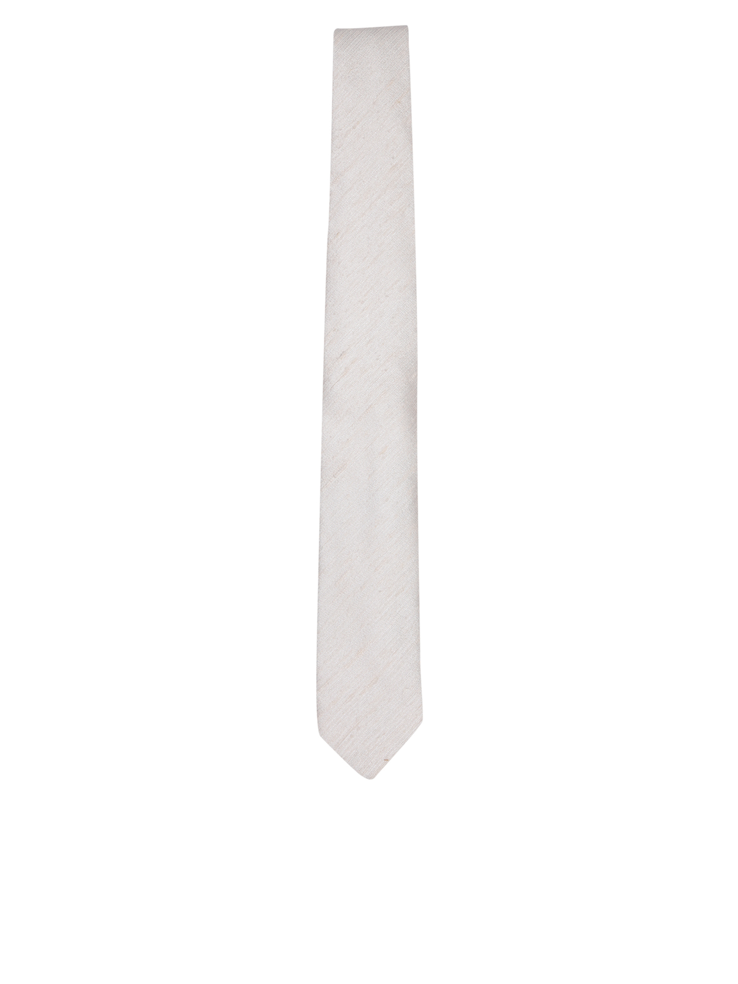 Cream Chantung Tie