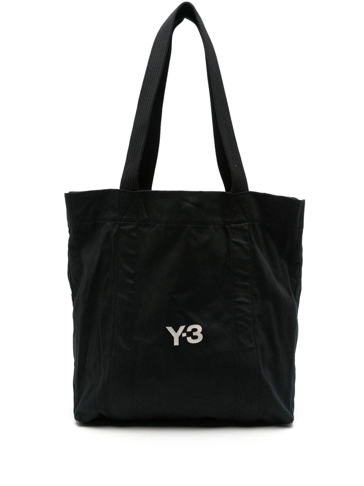 Logo Printed Top Handle Bag