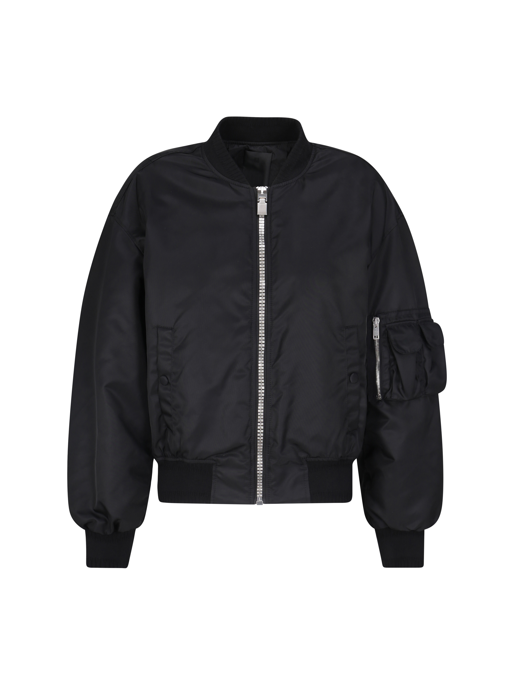 Black Givenchy Bomber Jacket With Pocket Detail