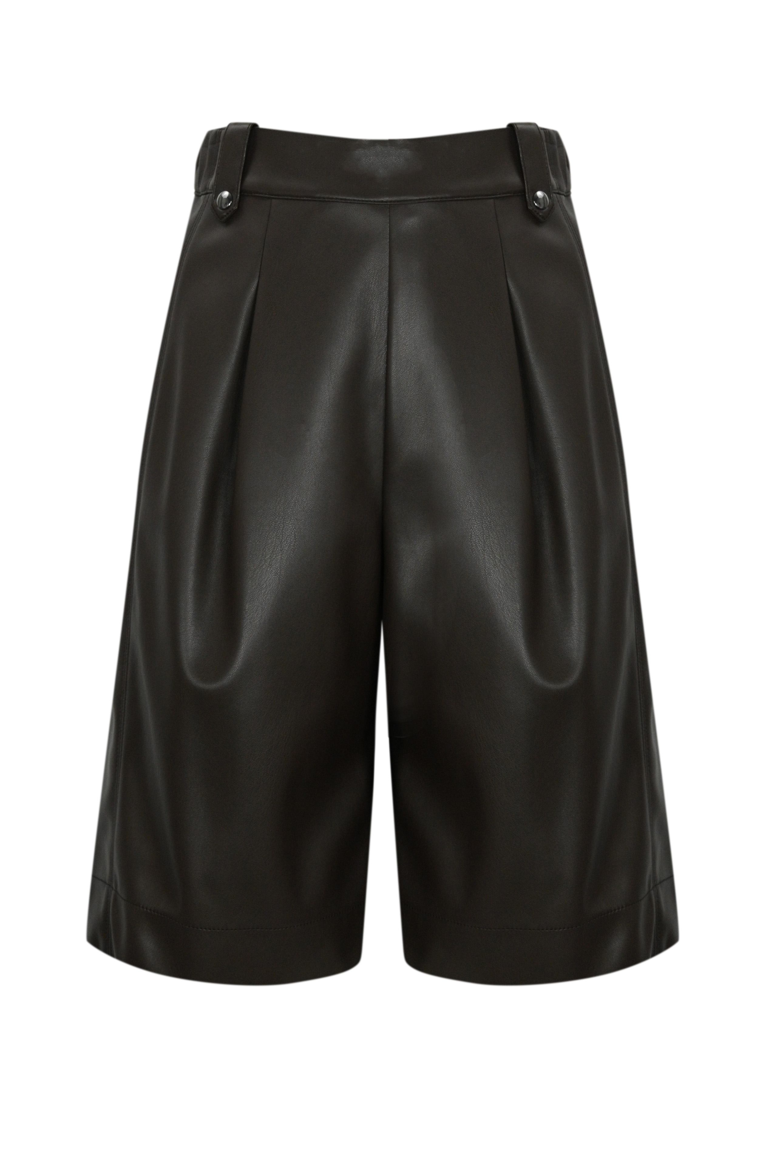 ortles Leather Effect Bermuda Shorts