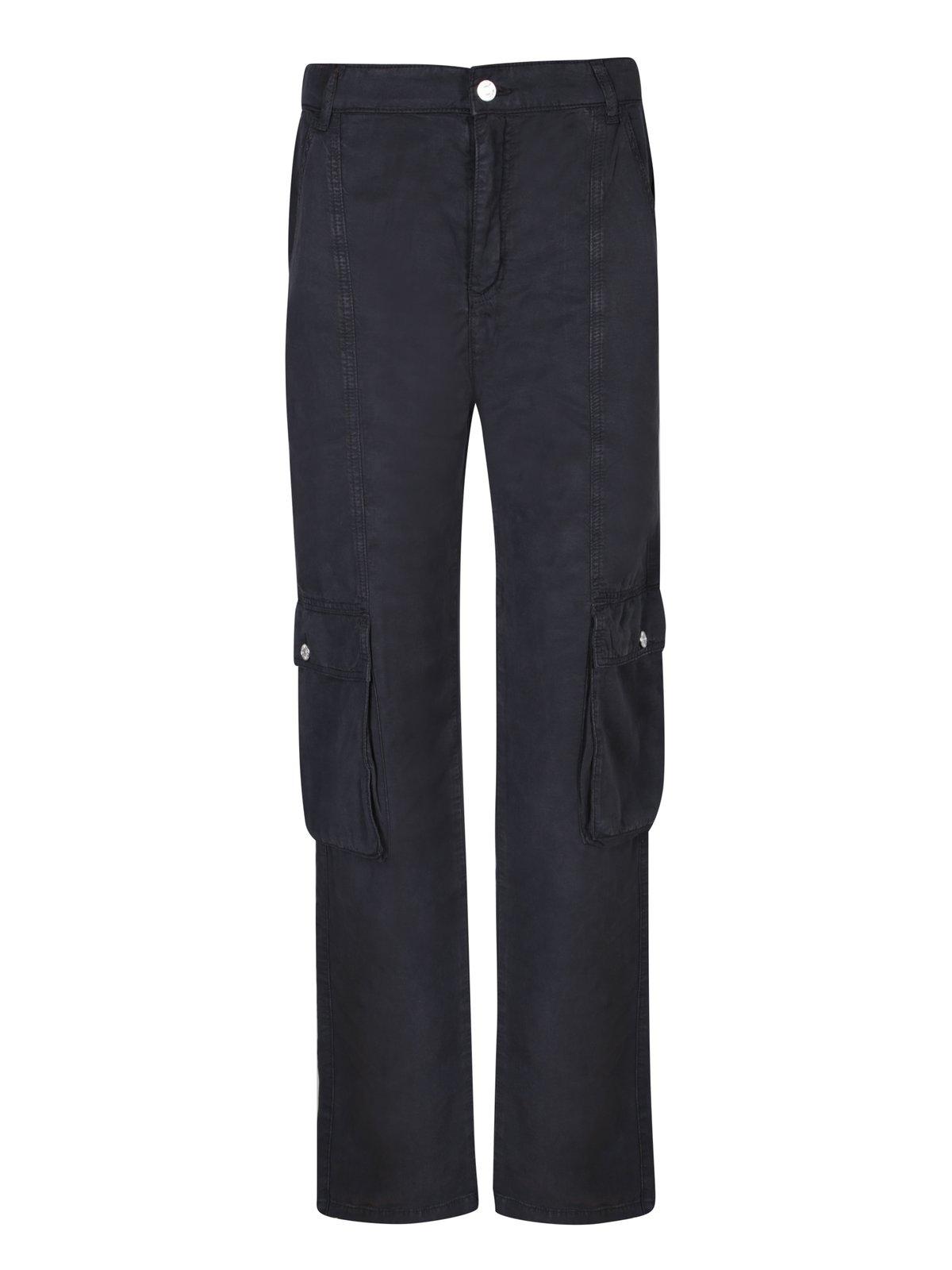 Straight Leg Pocket Detailed Cargo Trousers