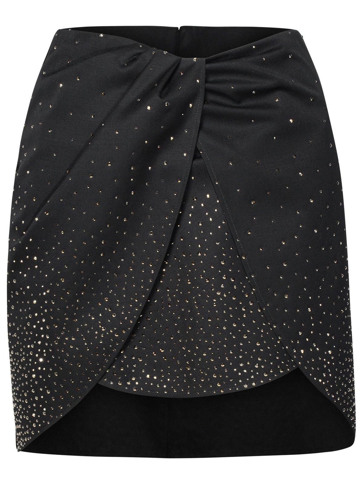 Embellished Pleated Skirt