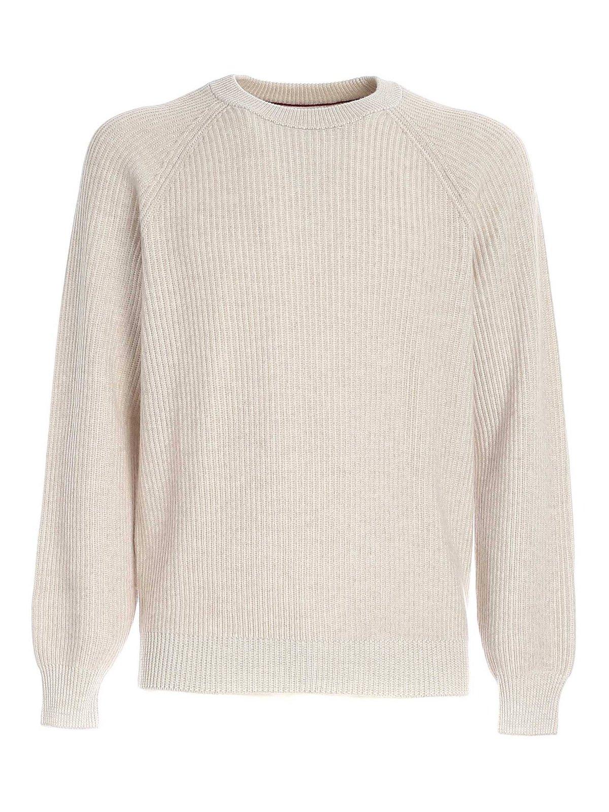 Ribbed Knit Sweater Brunello Cucinelli