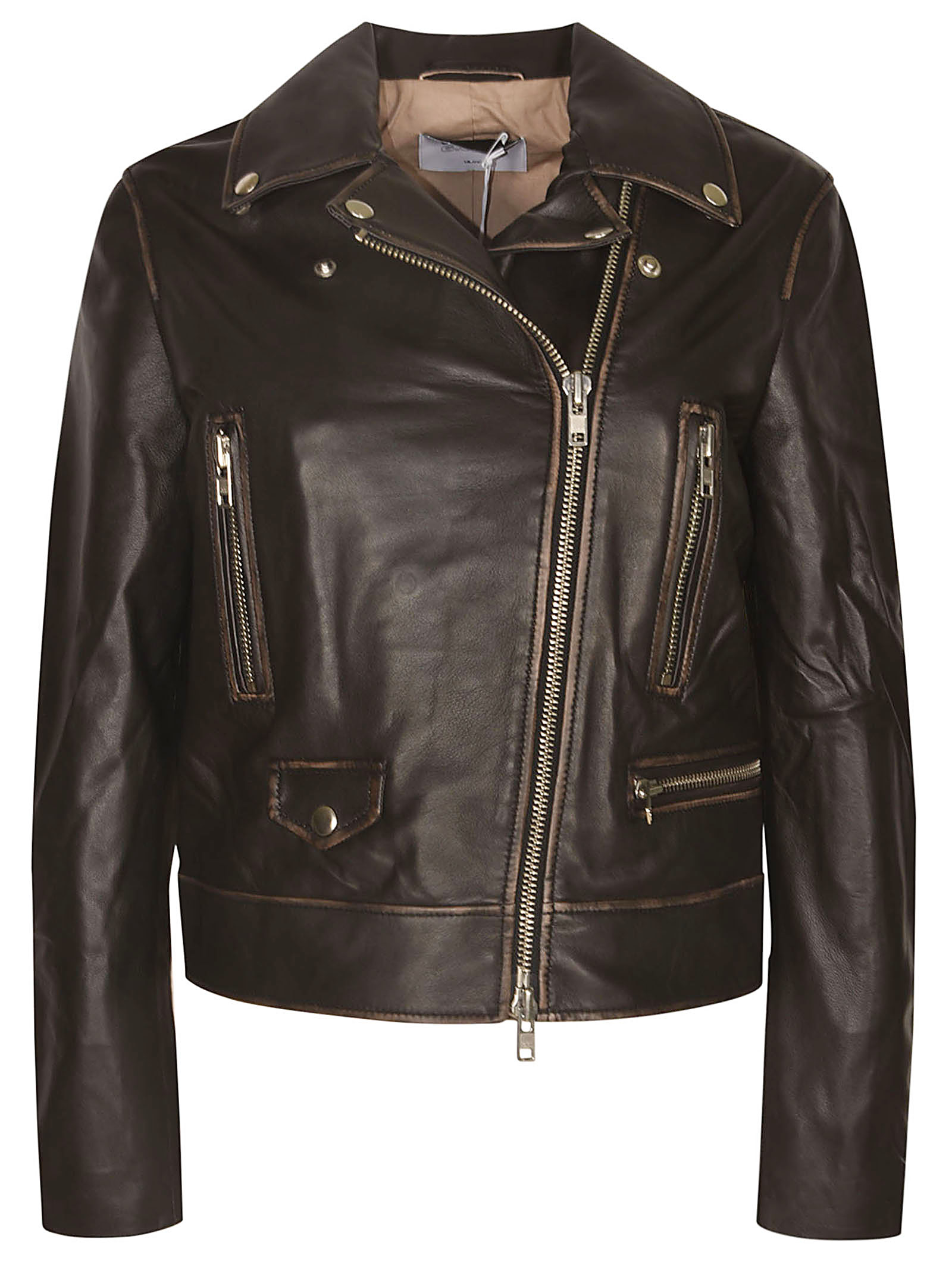 S. W.O. R.D 6.6.44 Classic Zipped Biker Jacket