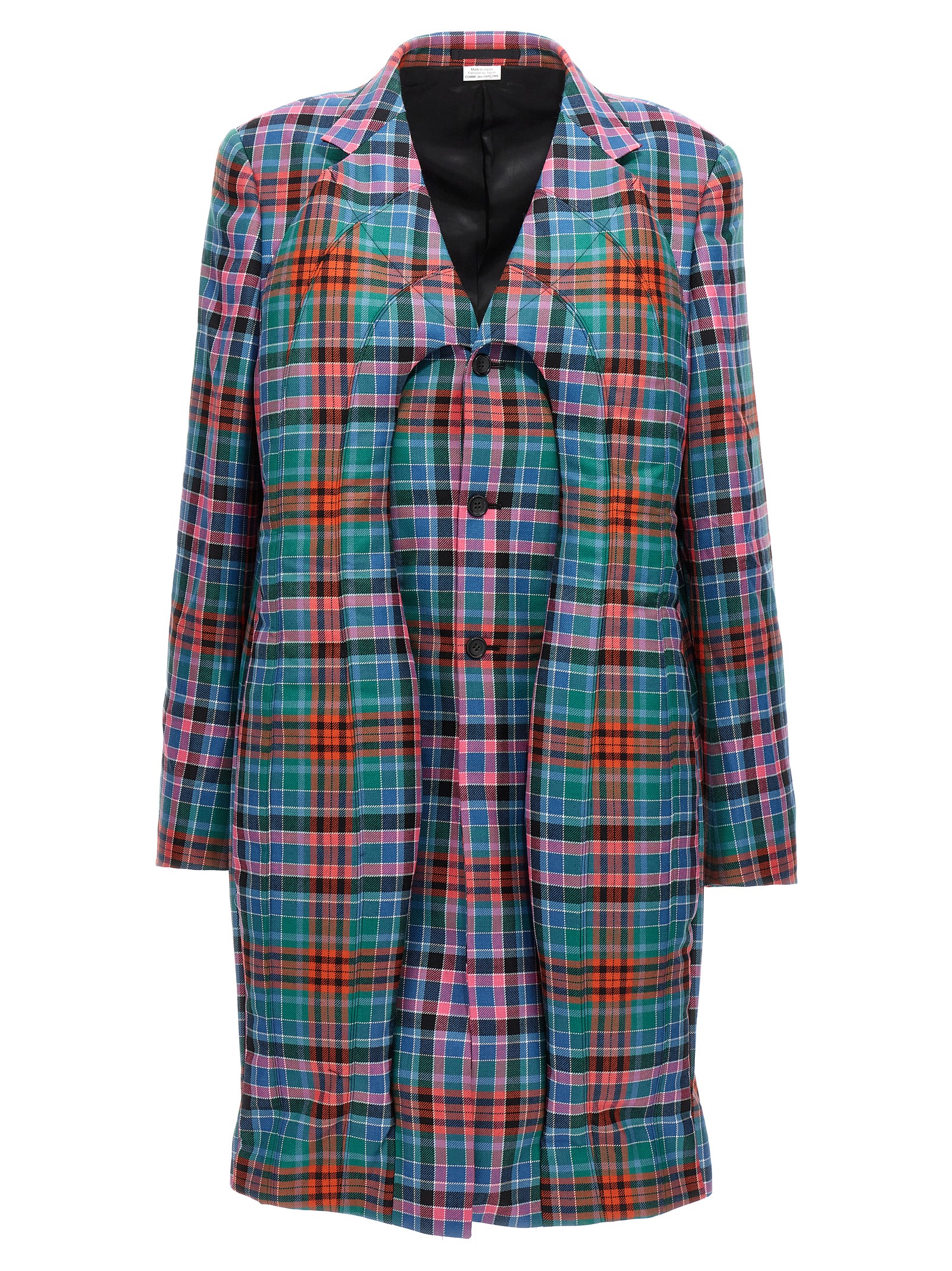 Comme Des Garçons Homme Plus Check Coat