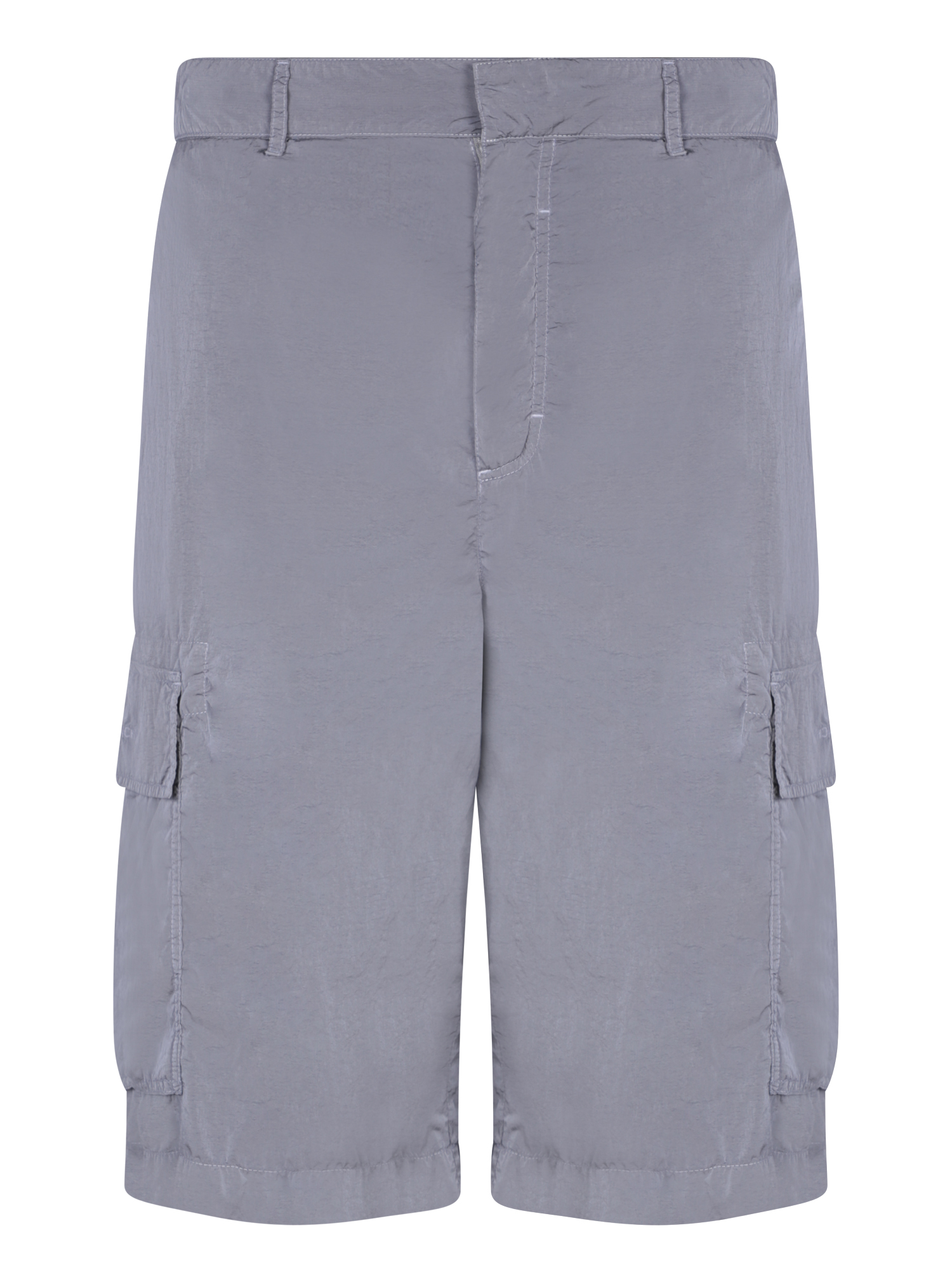 Cargo Denim Grey Bermuda Shorts