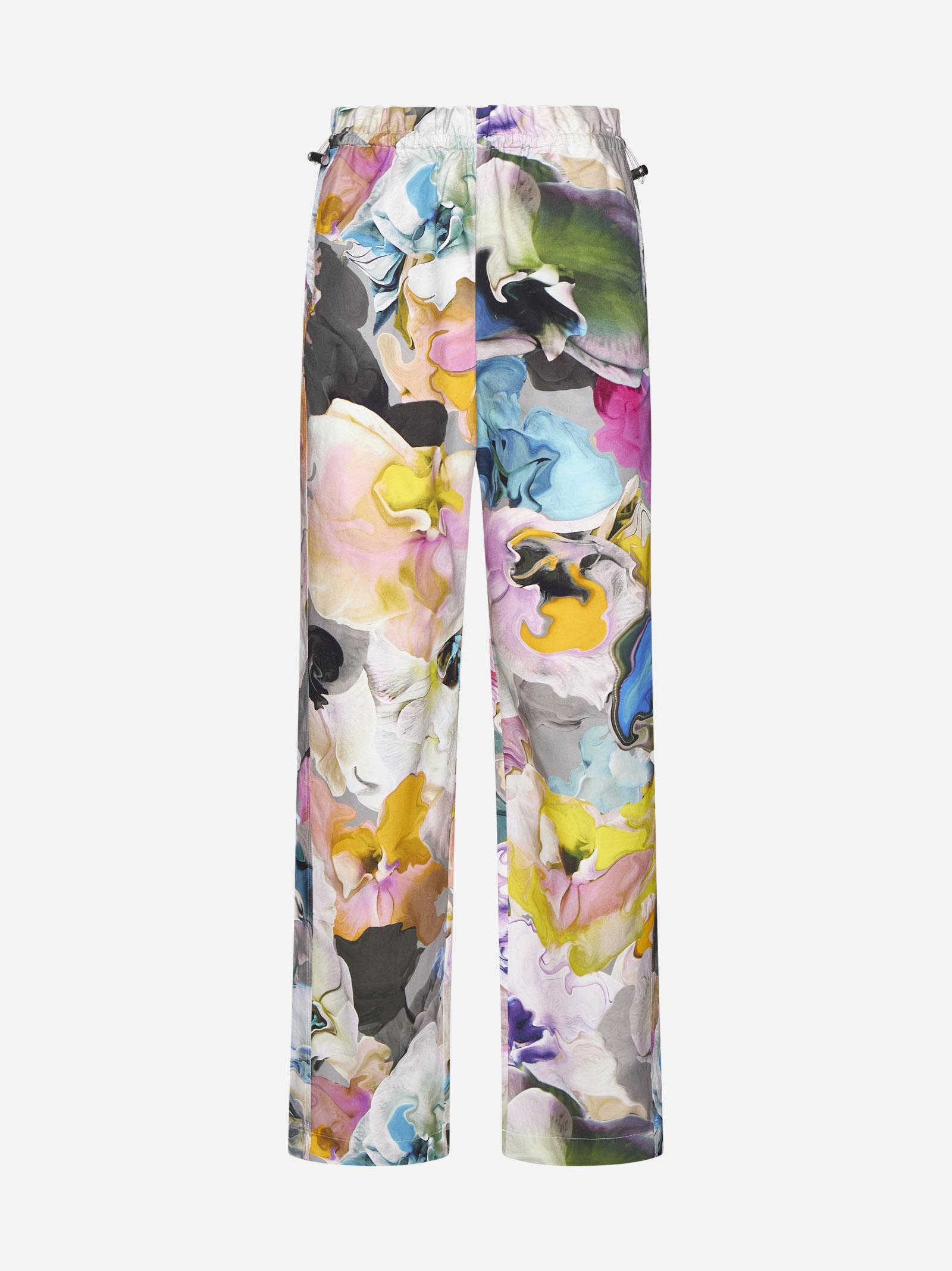 Carola Print Cotton Trousers