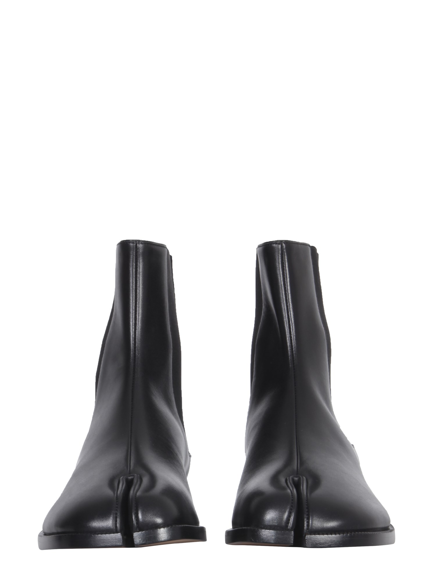 Shop Maison Margiela Tabi Boots In Black