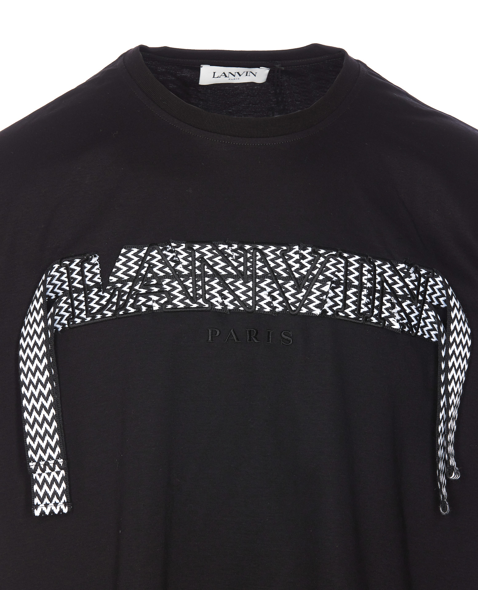 LANVIN LANVIN CURB LACE T-SHIRT 