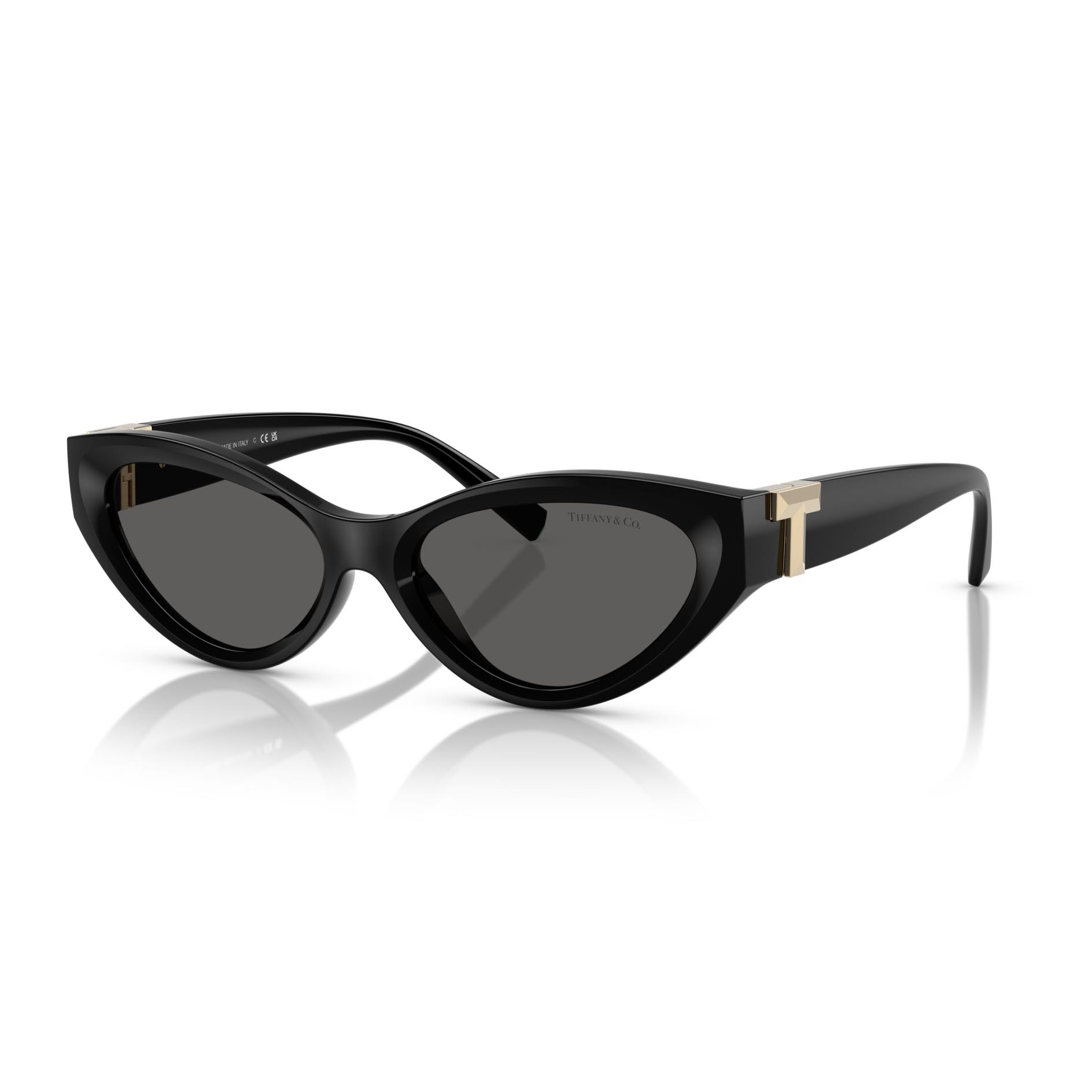 Shop Tiffany &amp; Co. Sunglasses In Nero/grigio