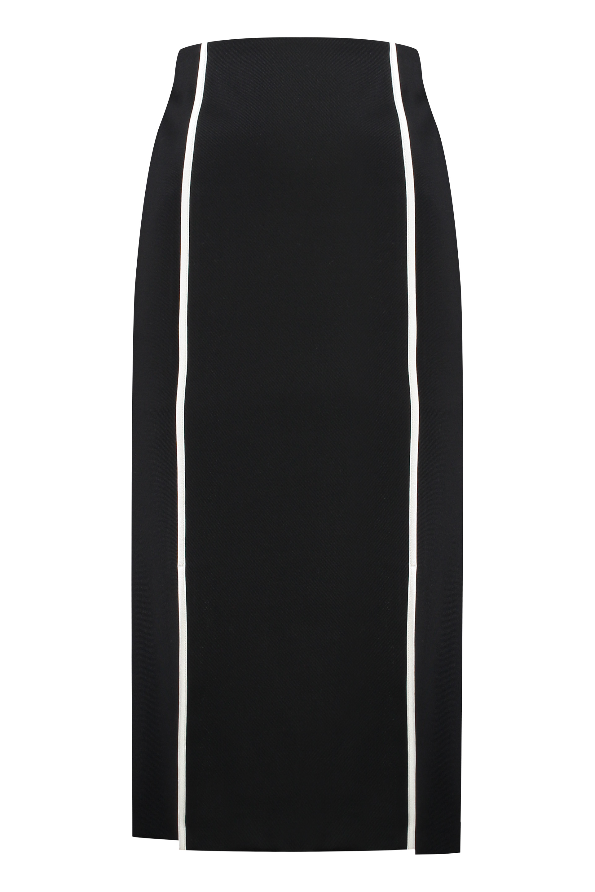 Gabardine Midi Skirt