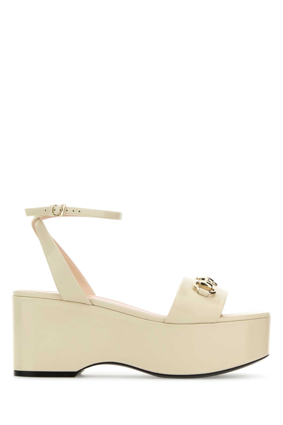 Ivory Leather Sandals