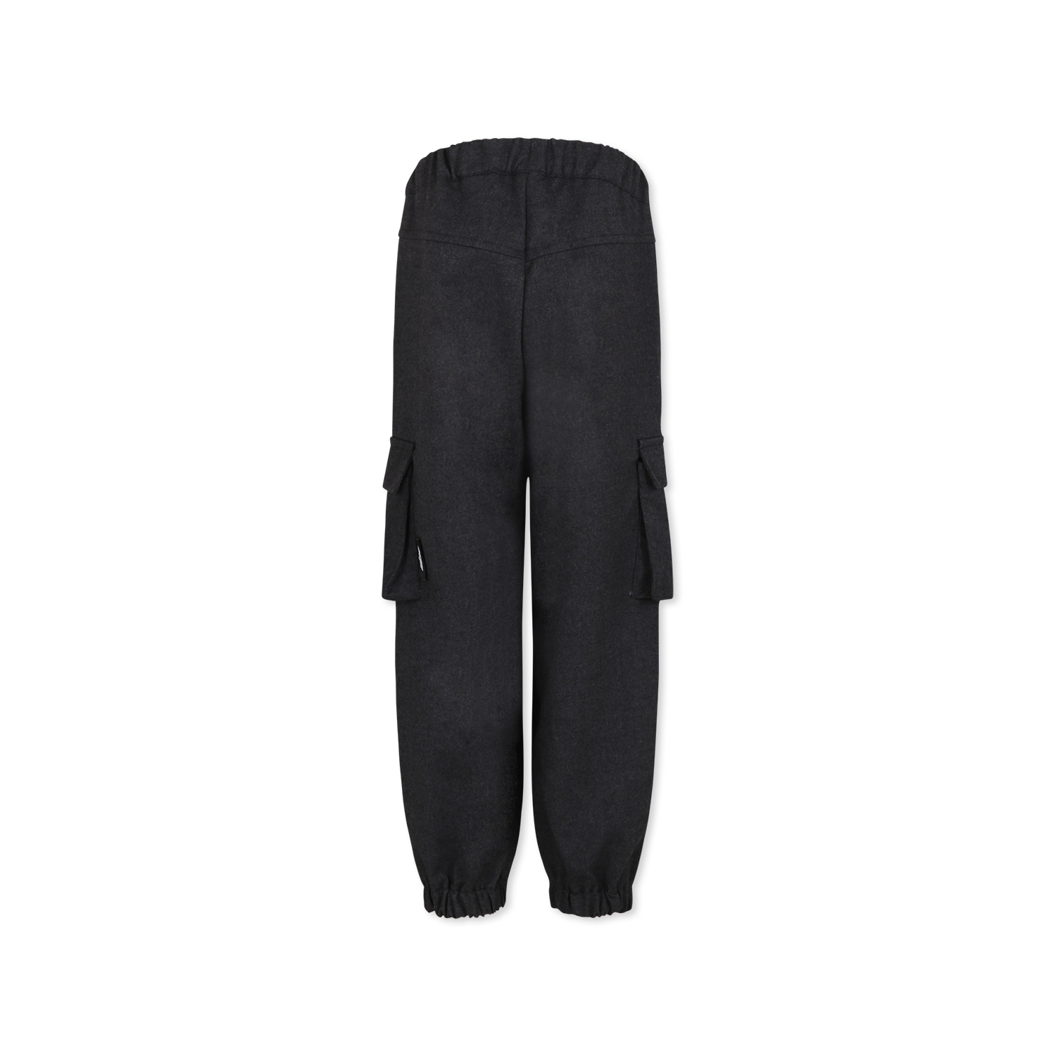 Shop Msgm Grey Trousers For Boy With Logo