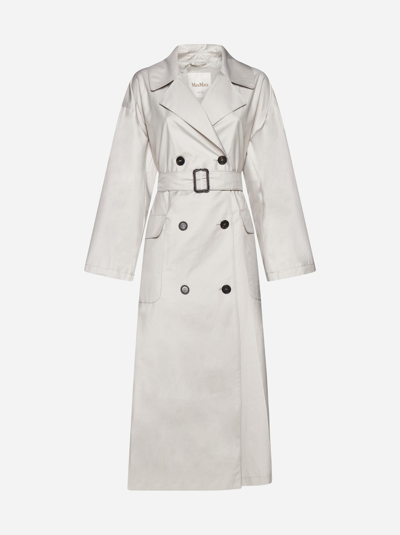 'S Max Mara Belted Cotton-blend Trench Coat