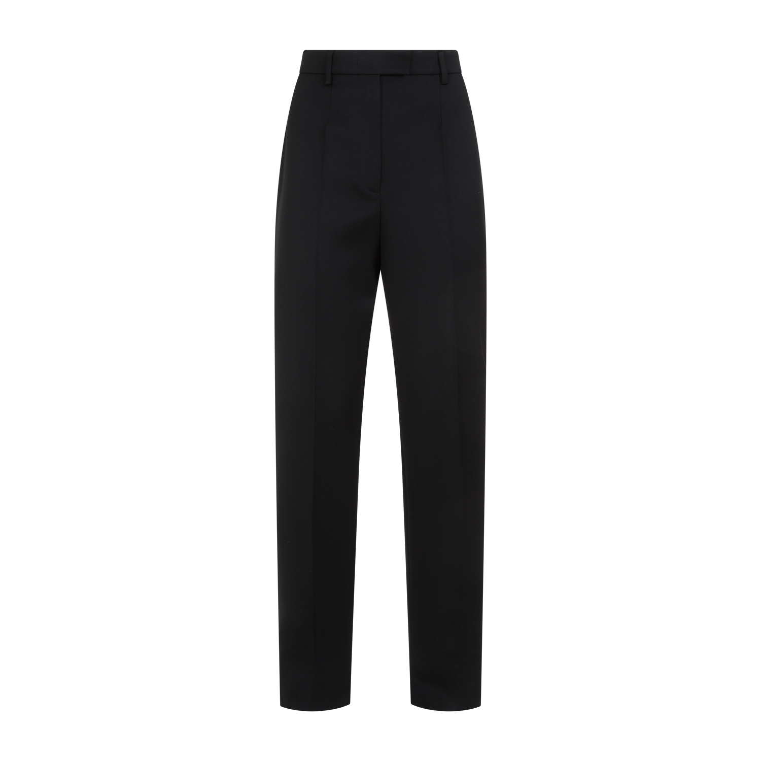 Prada Belt-loop Casual Pants In Nero