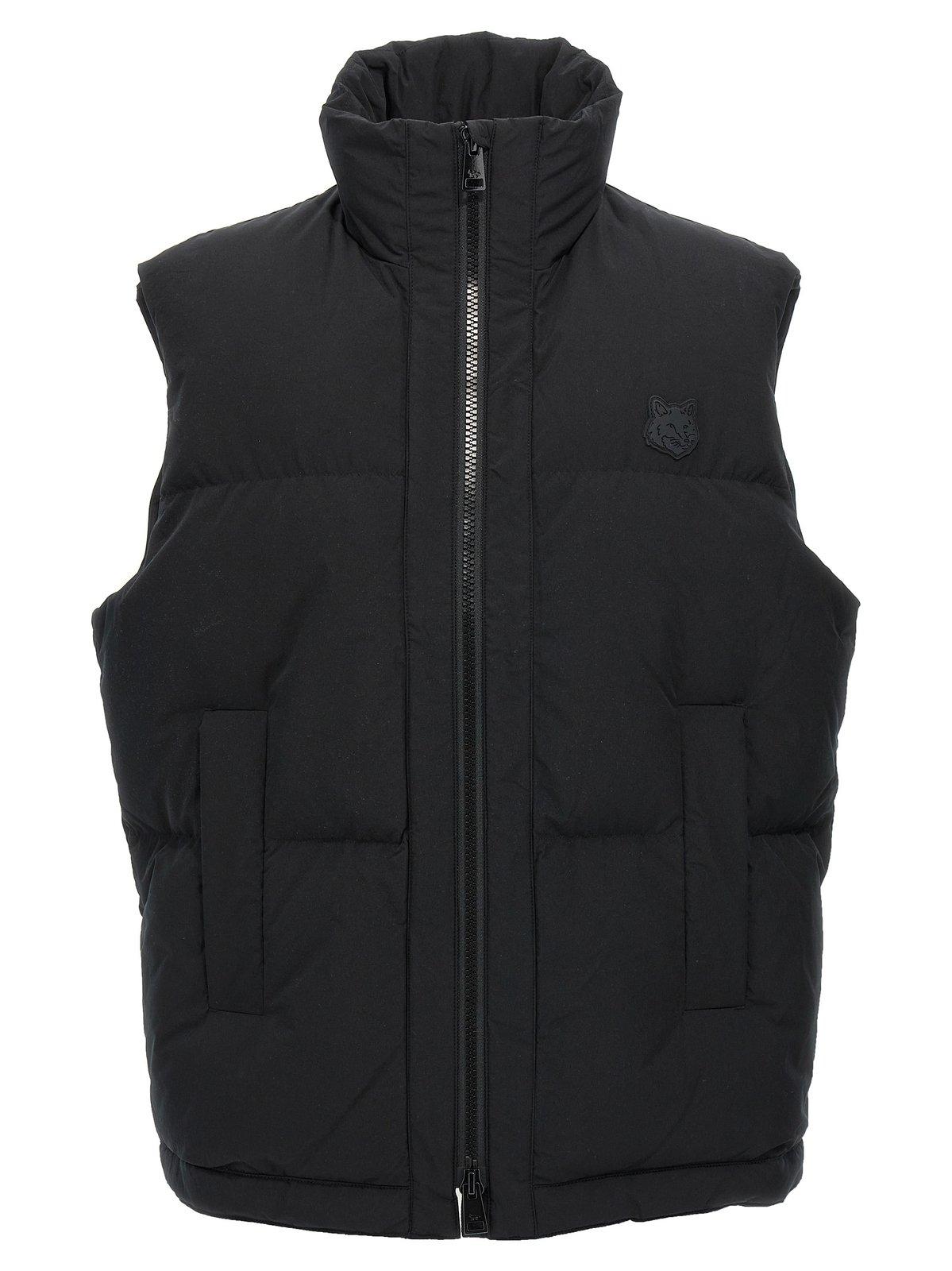 Maison Kitsuné Fox Head Patch Puffer Vest