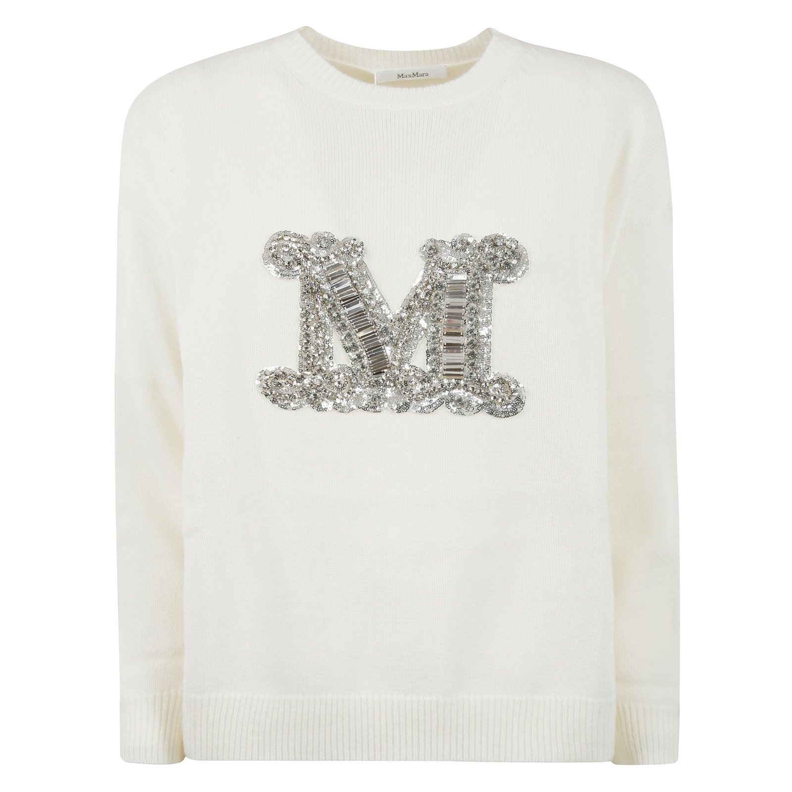 Logo Embroidered Knit Sweater